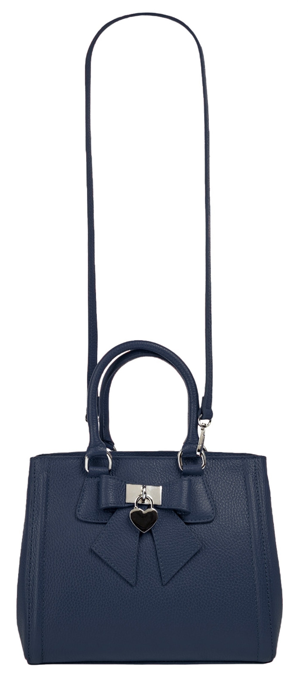 Cluty Henkeltasche »CLUTY Damen SOLCUORE echt Leder, Made in Italy« echt Leder, Made in Italy