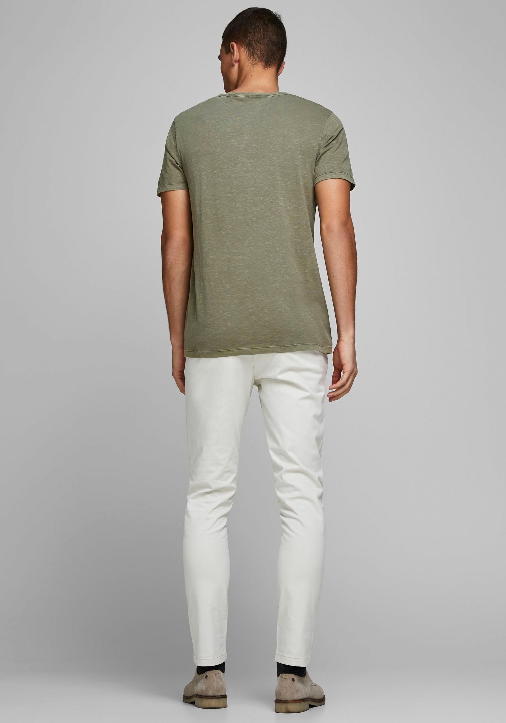Jack & Jones T-Shirt »SPLIT NECK TEE«