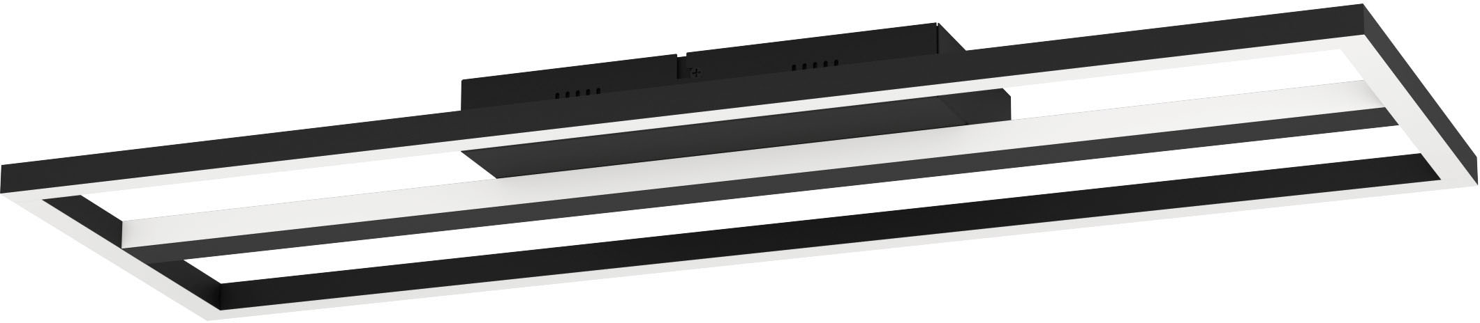 LED-Deckenleuchte »CALAGRANO-Z« in schwarz aus Alu, Stahl / inkl. LED fest integriert...