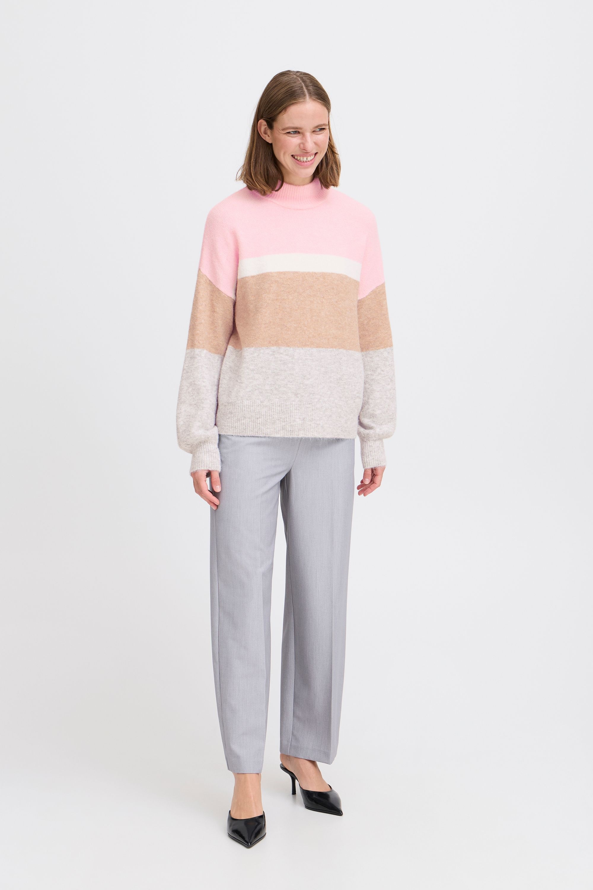 b.young Rollkragenpullover »Rollkragenpullover BYOMEA STRIPED JUMPER 2 -«