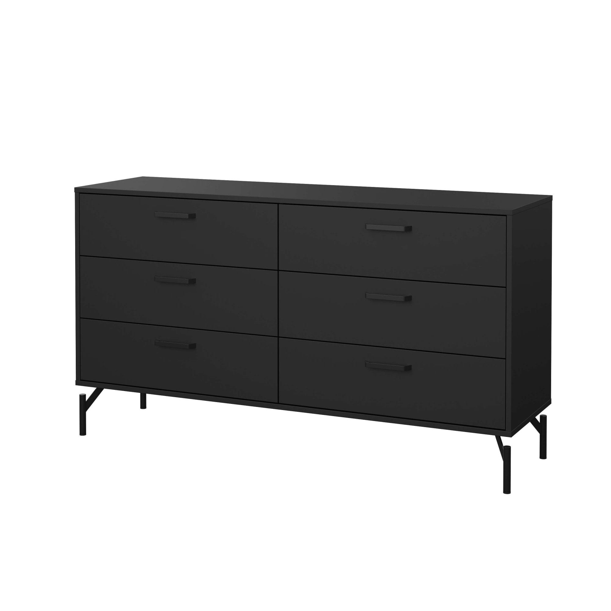 INOSIGN Kommode »Dana, Aufbewahrung, Schubladenschrank, Stauraum« Sideboard mit 6 Schubladen, Metallbeine, Breite 138 cm