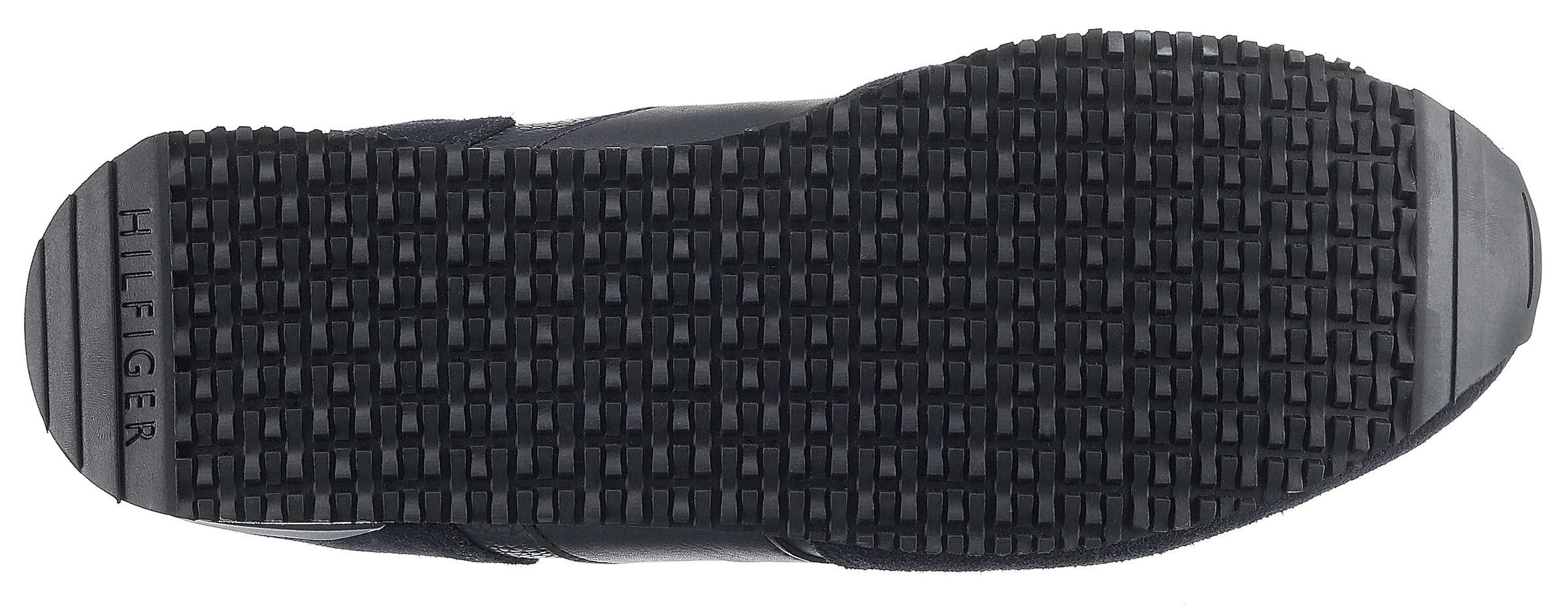 Tommy Hilfiger Sneaker »ICONIC LEATHER SUEDE MIX RUNNER«, im Materialmix, Freizeitschuh, Halbschuh, Schnürschuh