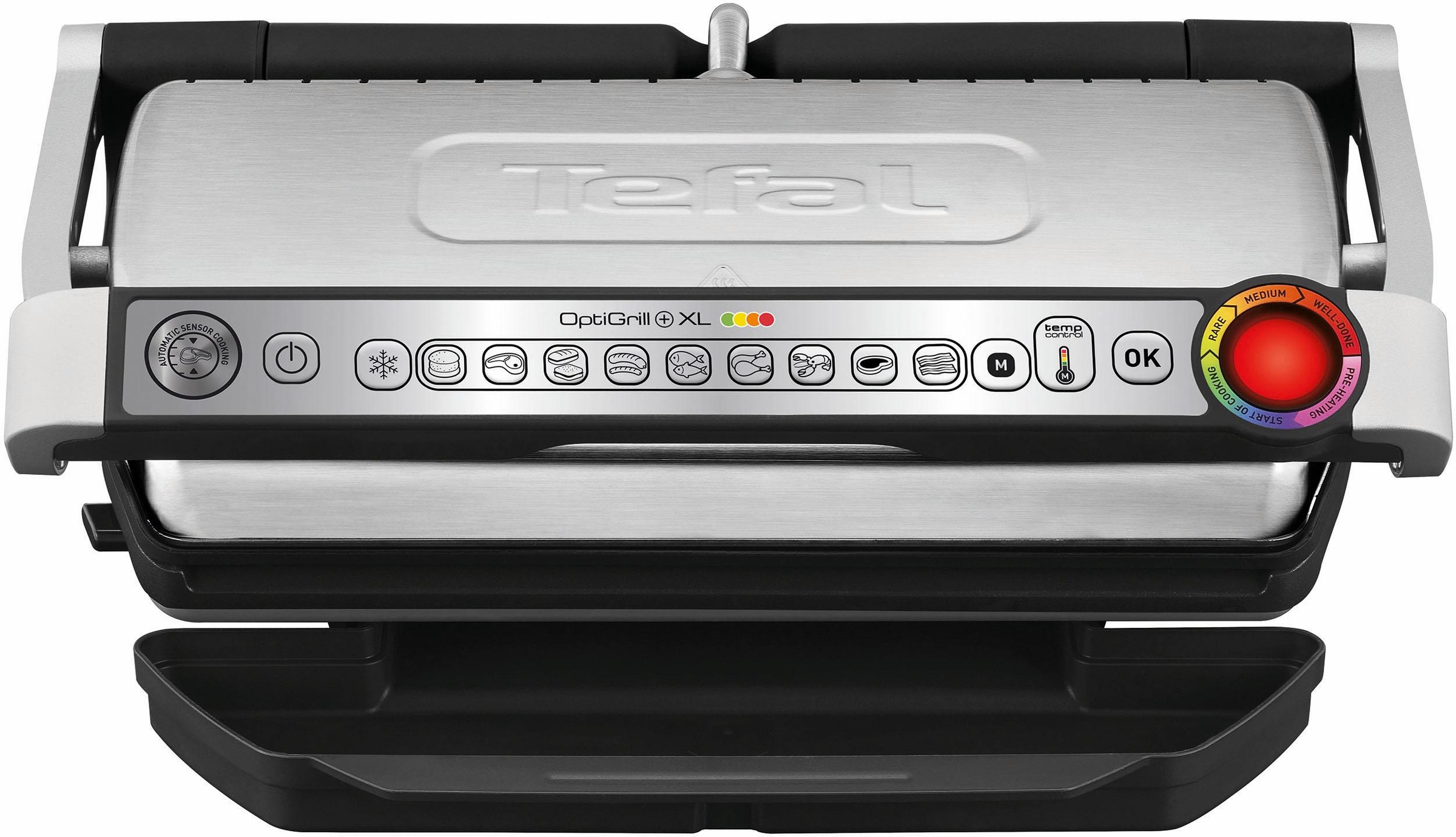 Tefal Kontaktgrill »GC722D OptiGrill+ XL«, 2180 W, XL-Grillfläche, automatische Anzeige des Garzustands