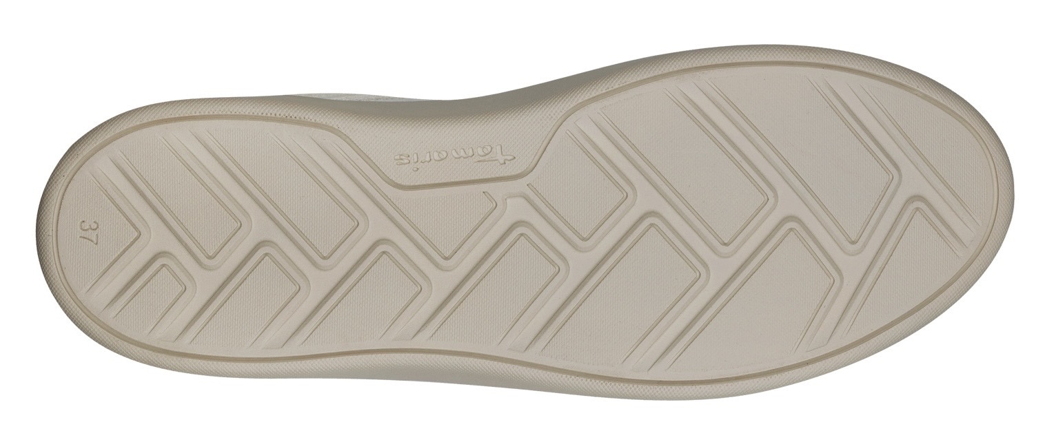 Tamaris Plateausneaker, Freizeitschuh, Halbschuh, Schnürschuh mit Kontrastbesätzen
