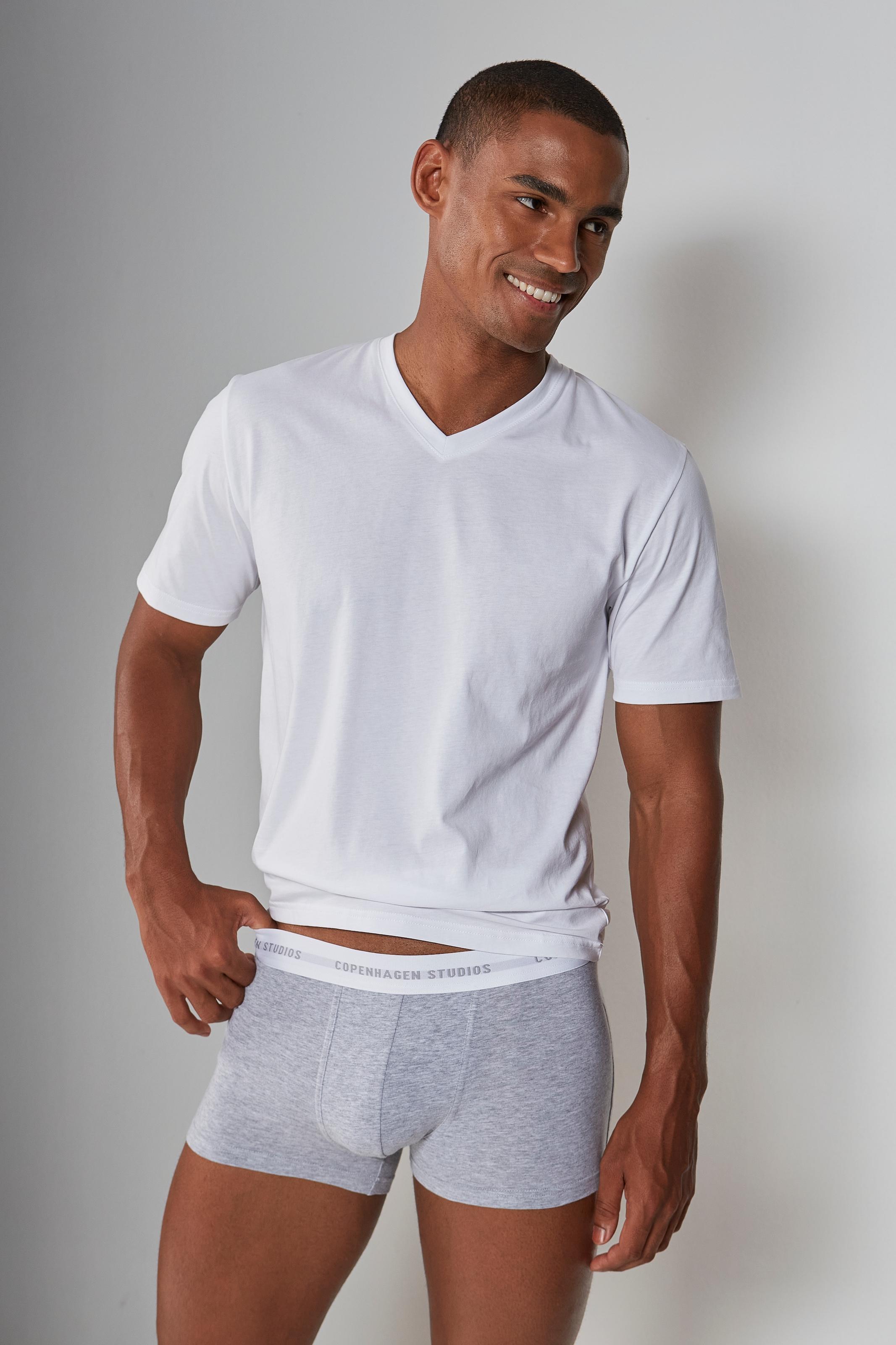 Copenhagen Studios T-Shirt, (3er-Pack), Unterziehshirt aus hochwertiger Bio-Baumwolle