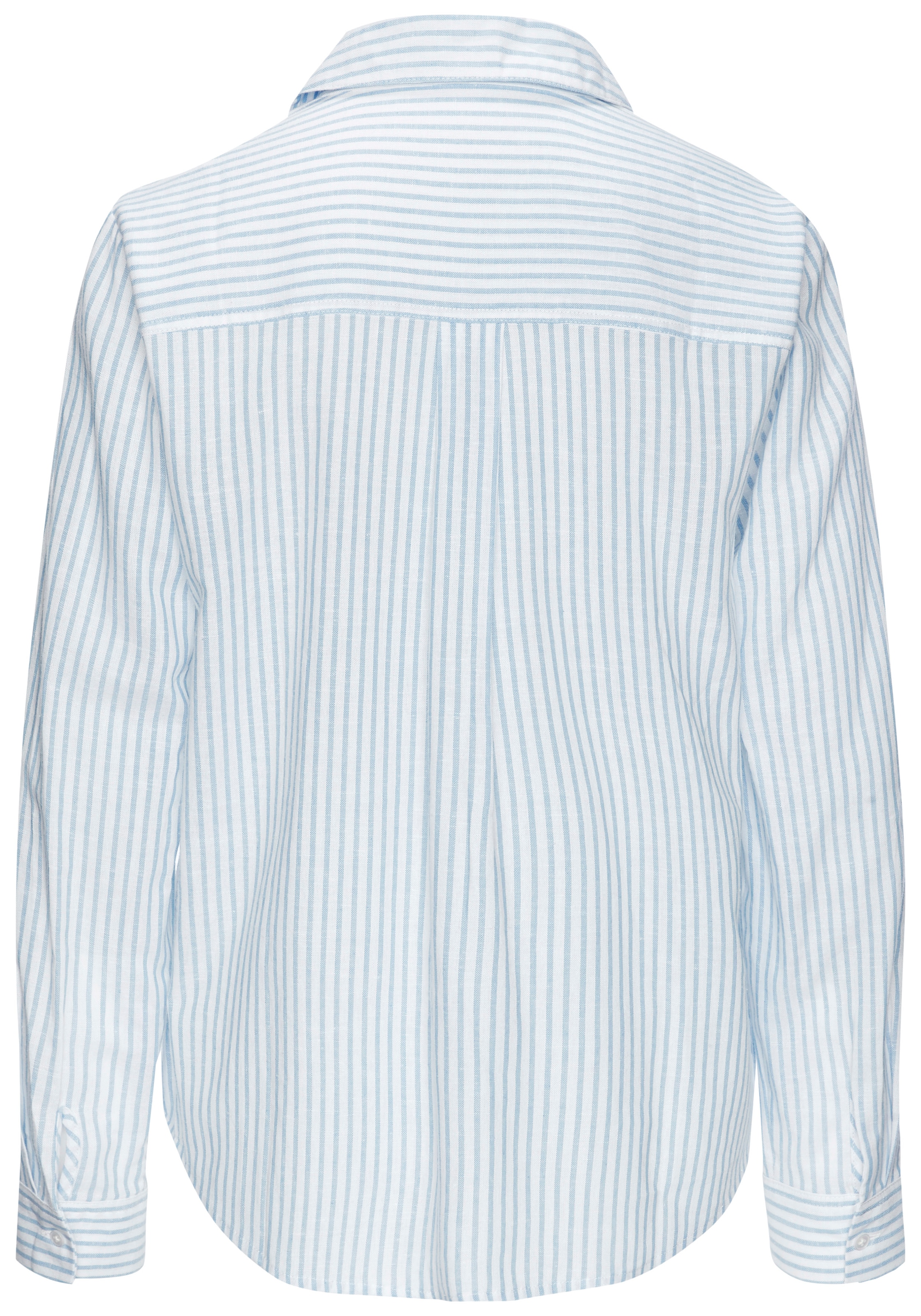 LASCANA Langarmbluse mit floraler Stickerei