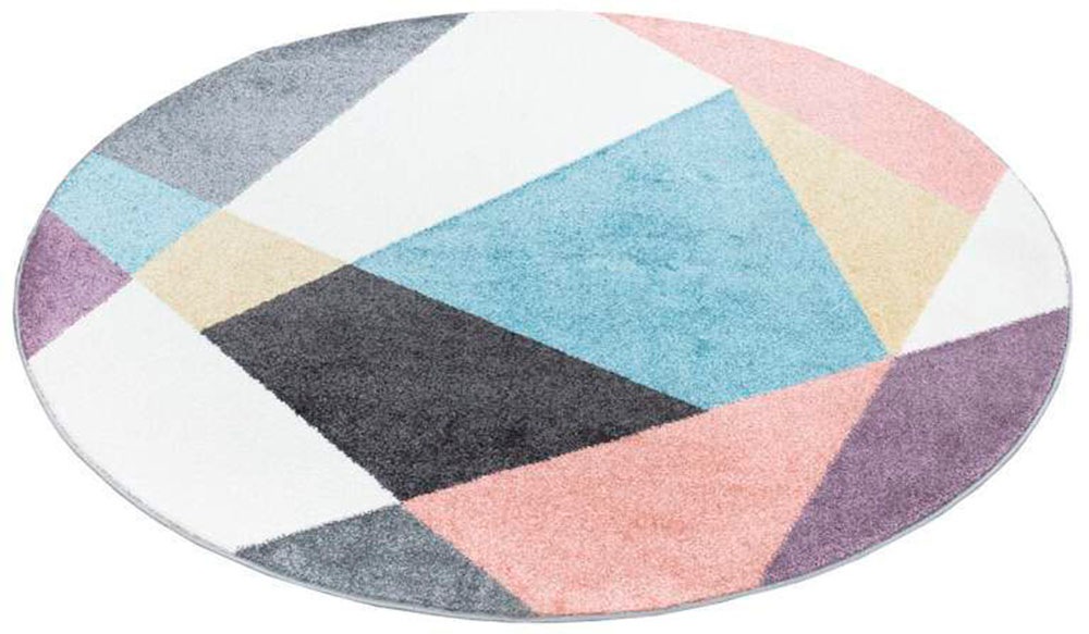 Carpet City Teppich »YOUNG915«, rund, 11 mm Höhe, Moderner Jugend- Kinder Teppich, ideal für Jugendzimmer