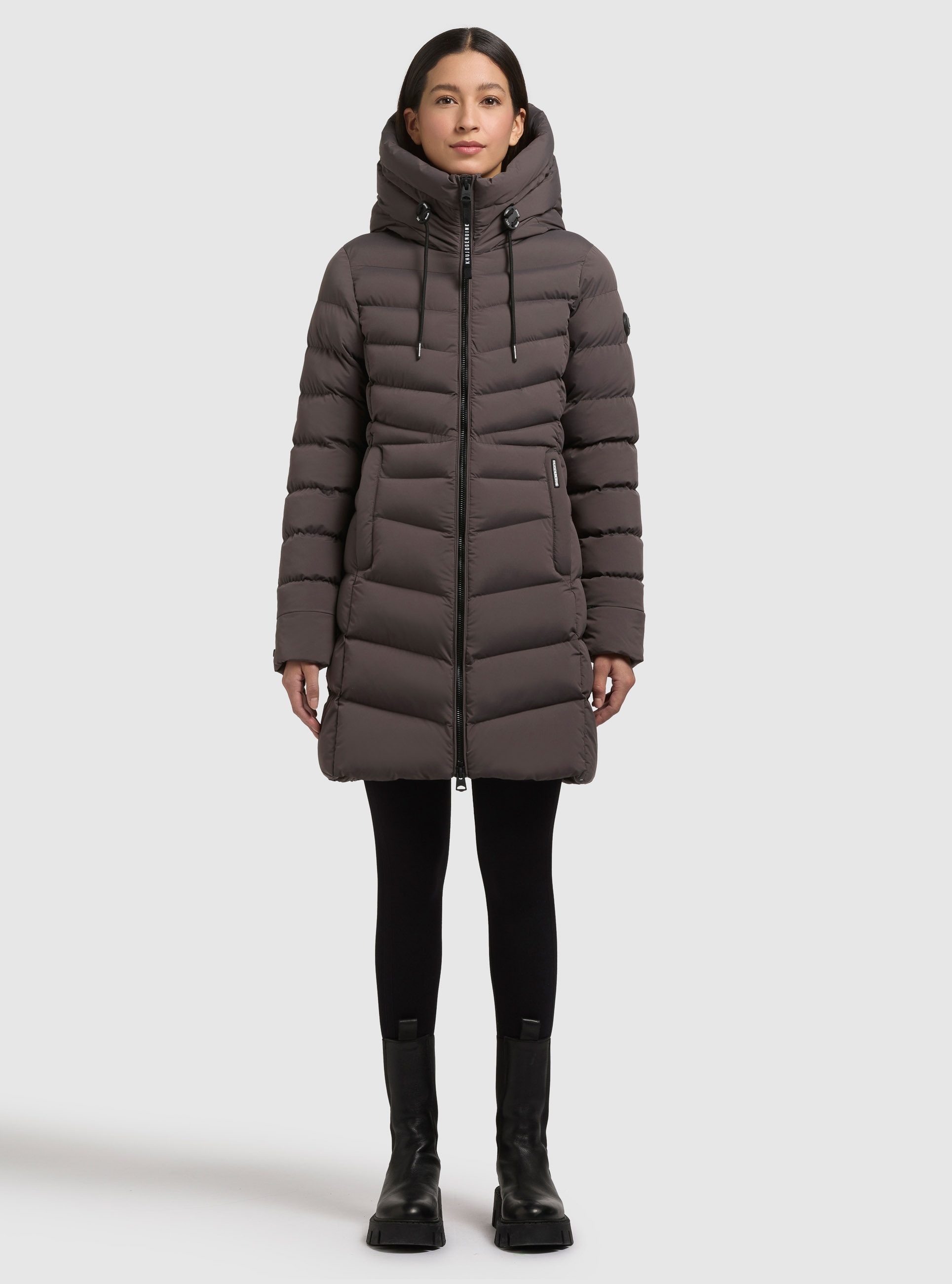 khujo Steppmantel »TUHANI5« mattes Obermaterial