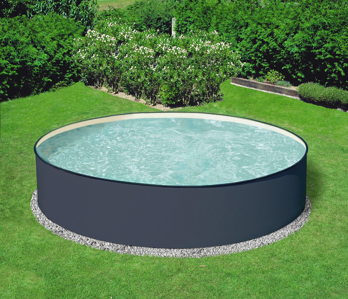 KONIFERA Rundpool »GOMERA I« Aufstellbecken inkl. Sicherheitsleiter in versch. Größen