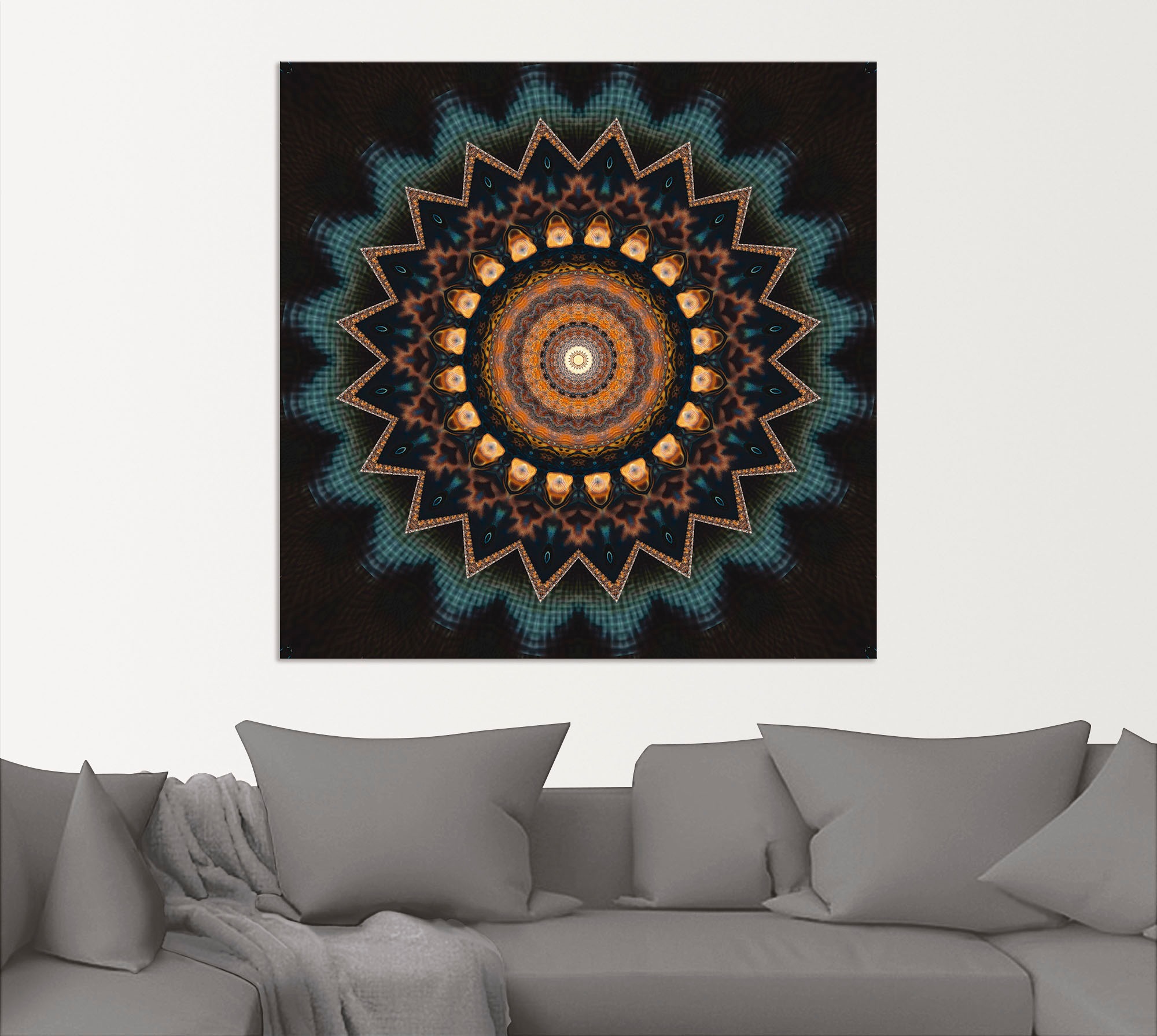 Artland Wandbild »Mandala kosmisches Bewusstsein«, Muster, (1 St.), als Alubild, Outdoorbild, Leinwandbild, Poster, Wandaufkleber