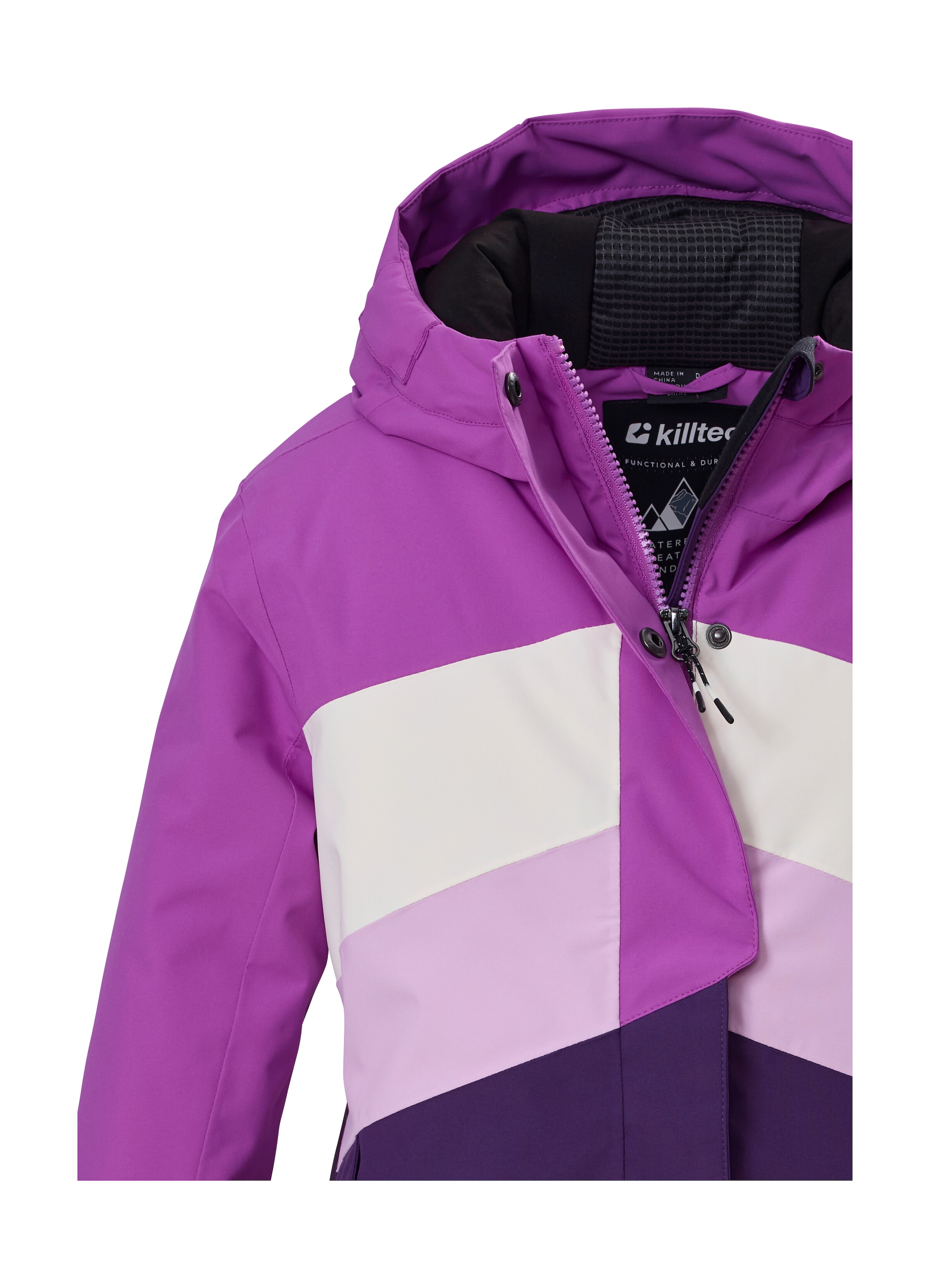 Killtec Skijacke »KSW 196 GRLS SKI JCKT« Wind- und wasserdichte Skijacke mit verstellbaren Details