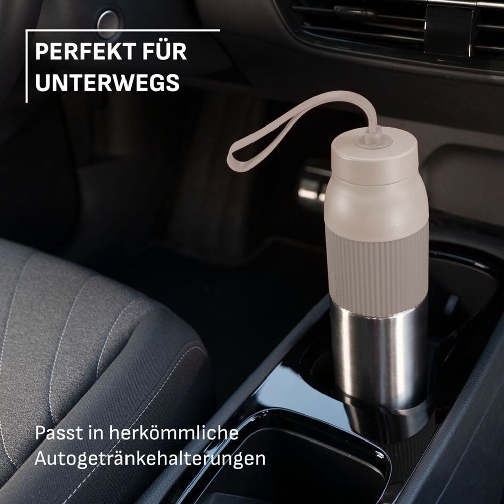 Emsa Isolierflasche »beYou Twist« mit integriertem Sieb und Trageband, 100% dicht, spülmaschinengeeignet