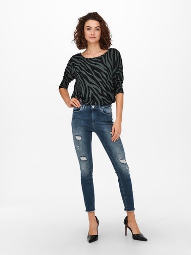 TOP AOP 3/4-Arm-Shirt bei 4/5 ♕ JRS« ONLY »ONLELCOS