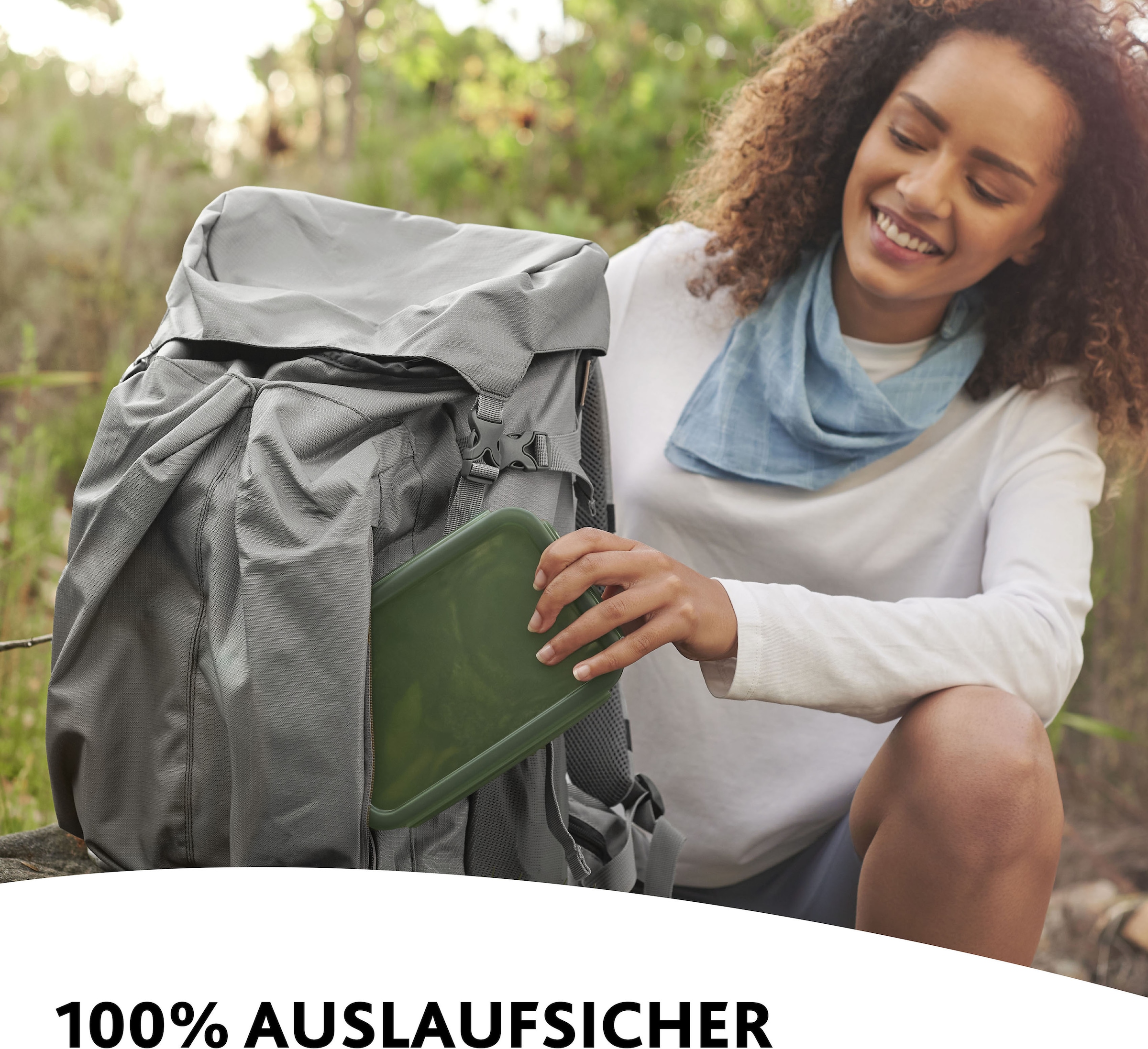 Emsa Frischhaltedose »N11706 Clip & Close Eco«, (Set, 4 tlg.), dicht/hygienisch/ mikrowellen-, gefriergeeignet