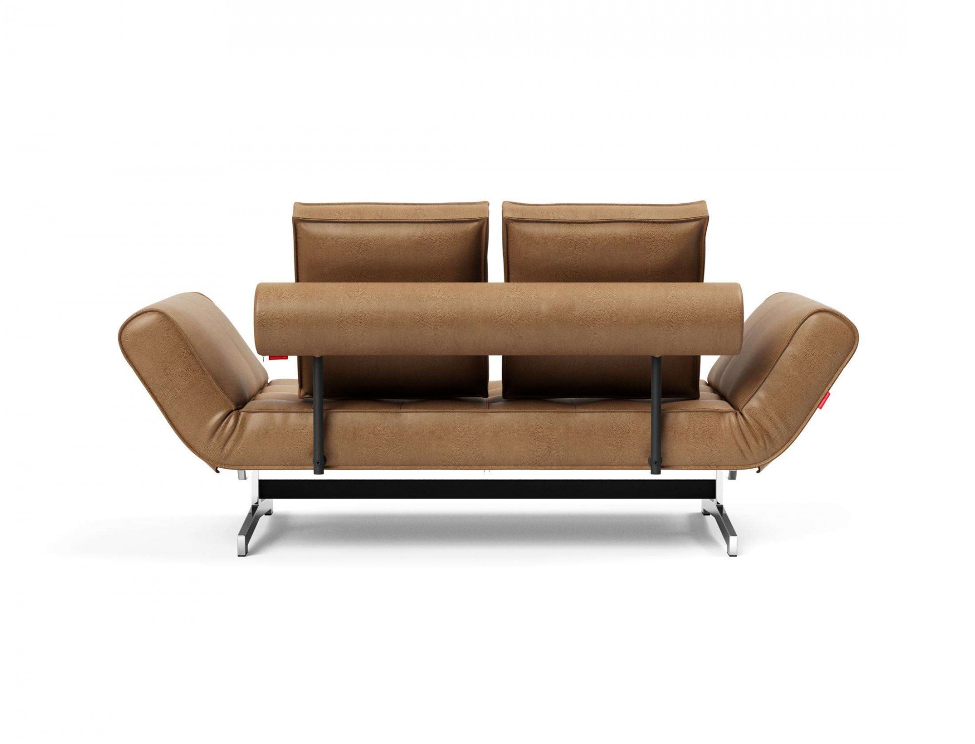 INNOVATION LIVING ™ 3-Sitzer »Ghia Schlafsofa, Multi-Wohlfühlsofa, Designfuß«, eine große Liegefläche mit geringer Stellfläche, beidseitig abklappbar