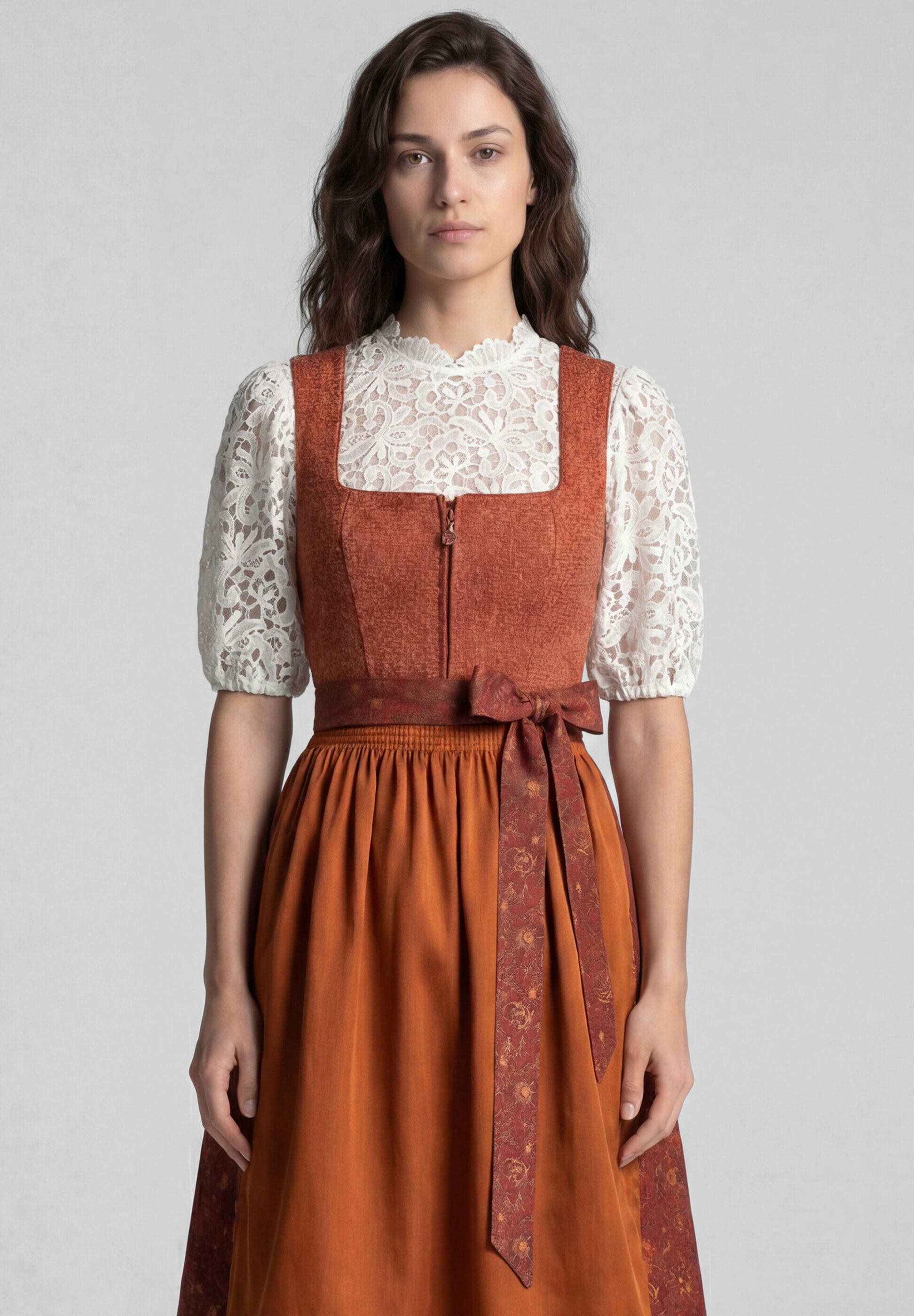 Spieth & Wensky Dirndl »Spieth & Wensky Dirndl Kristall« mit dekorativer Schürze