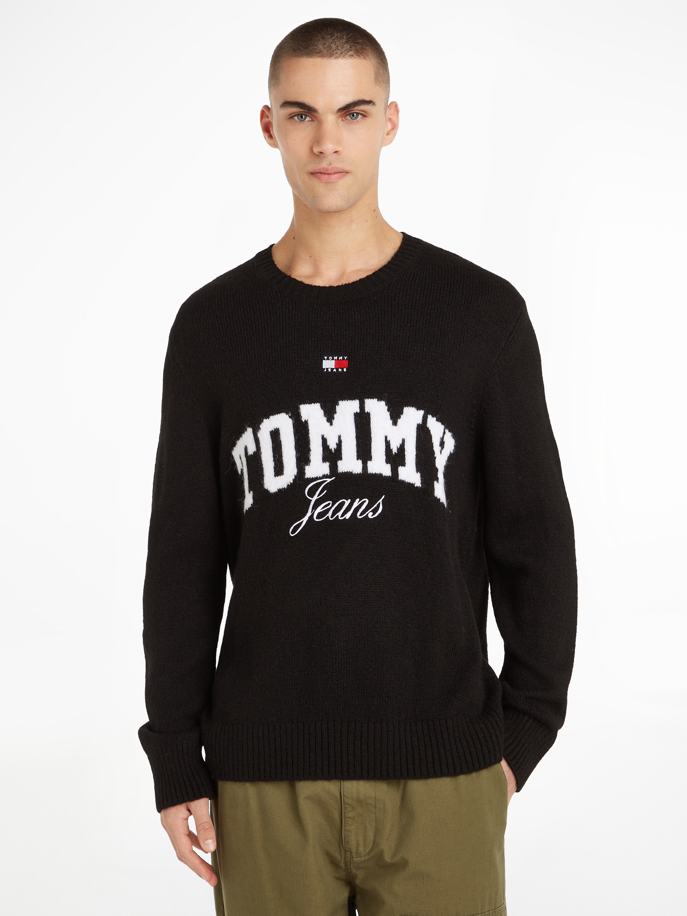 Tommy Jeans Rundhalspullover »TJM RLX NEW VARSITY SWEATER«
