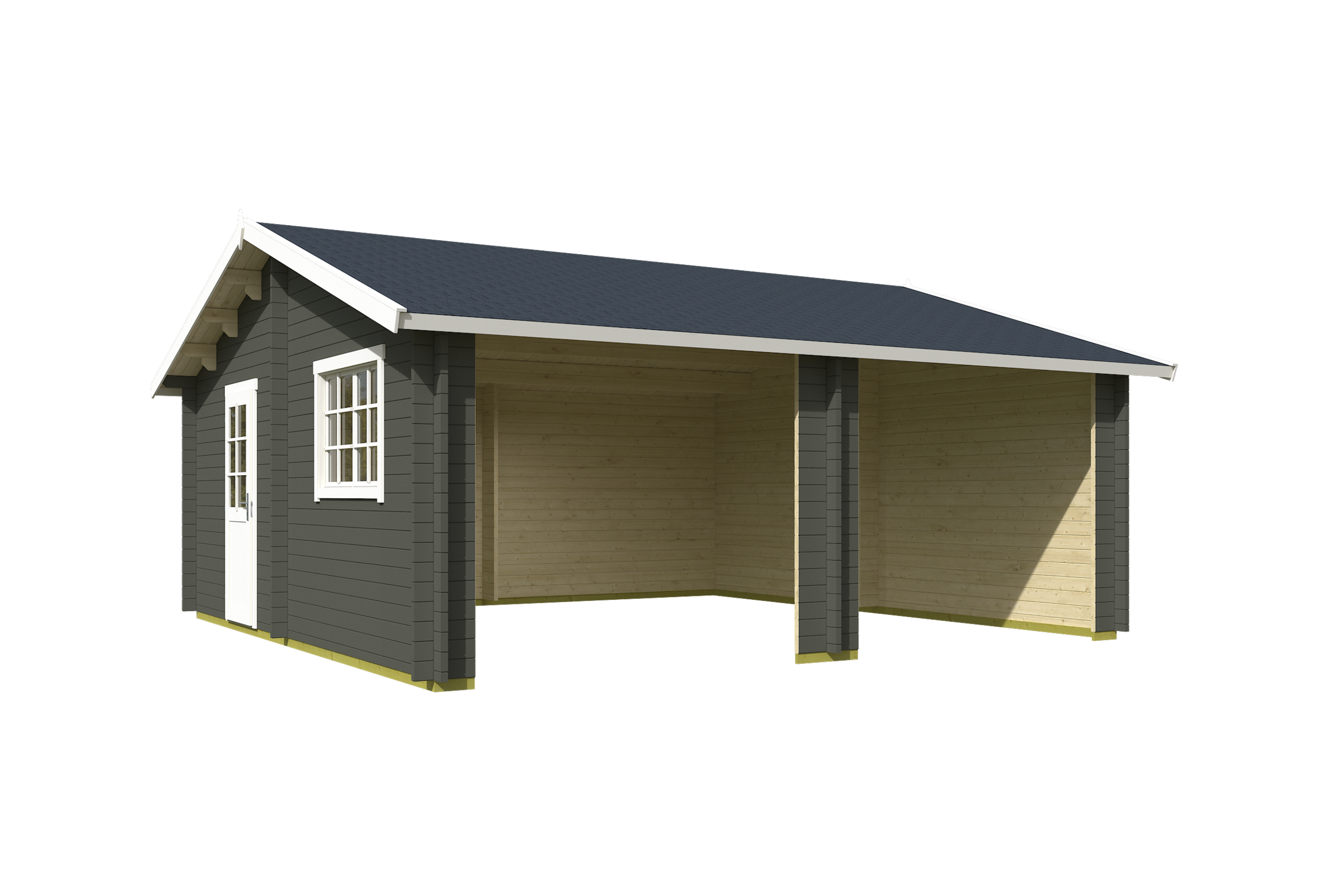 Nordic Holz Garage »FALKLAND« BxT: 635x628 cm, ohne Tor