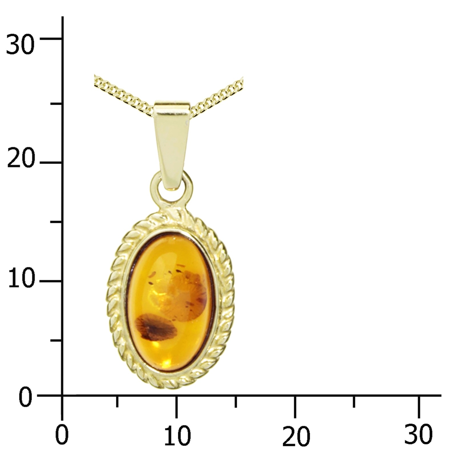 OSTSEE-SCHMUCK Kette mit Anhänger »Ostsee-Schmuck Kette mit Anhänger Julie Kette mit Anhänger Julie«