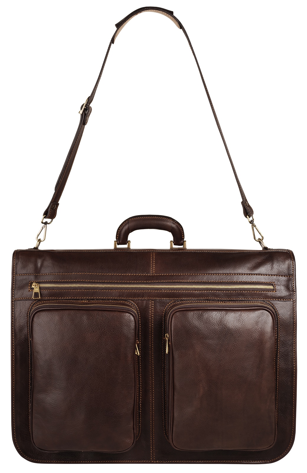 Piké Reisetasche, echt Leder, Made in Italy