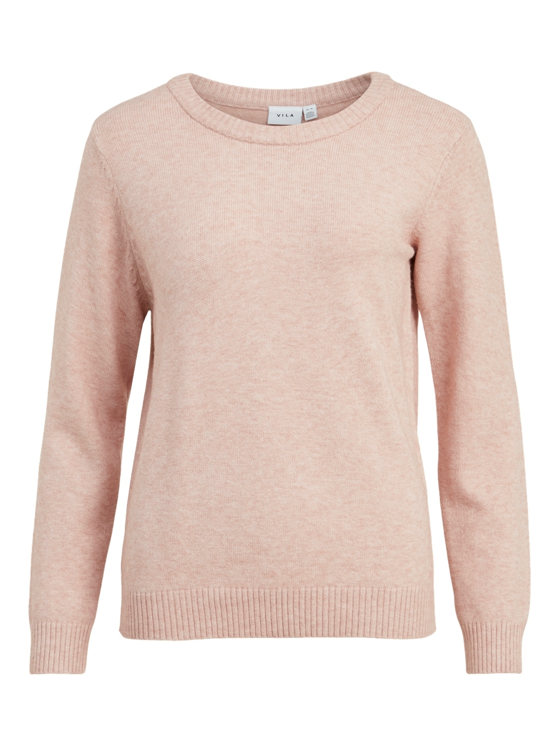 Vila Rundhalspullover »VIRIL-O-PULLI«, Feinstrick mit feinen Strickdetails