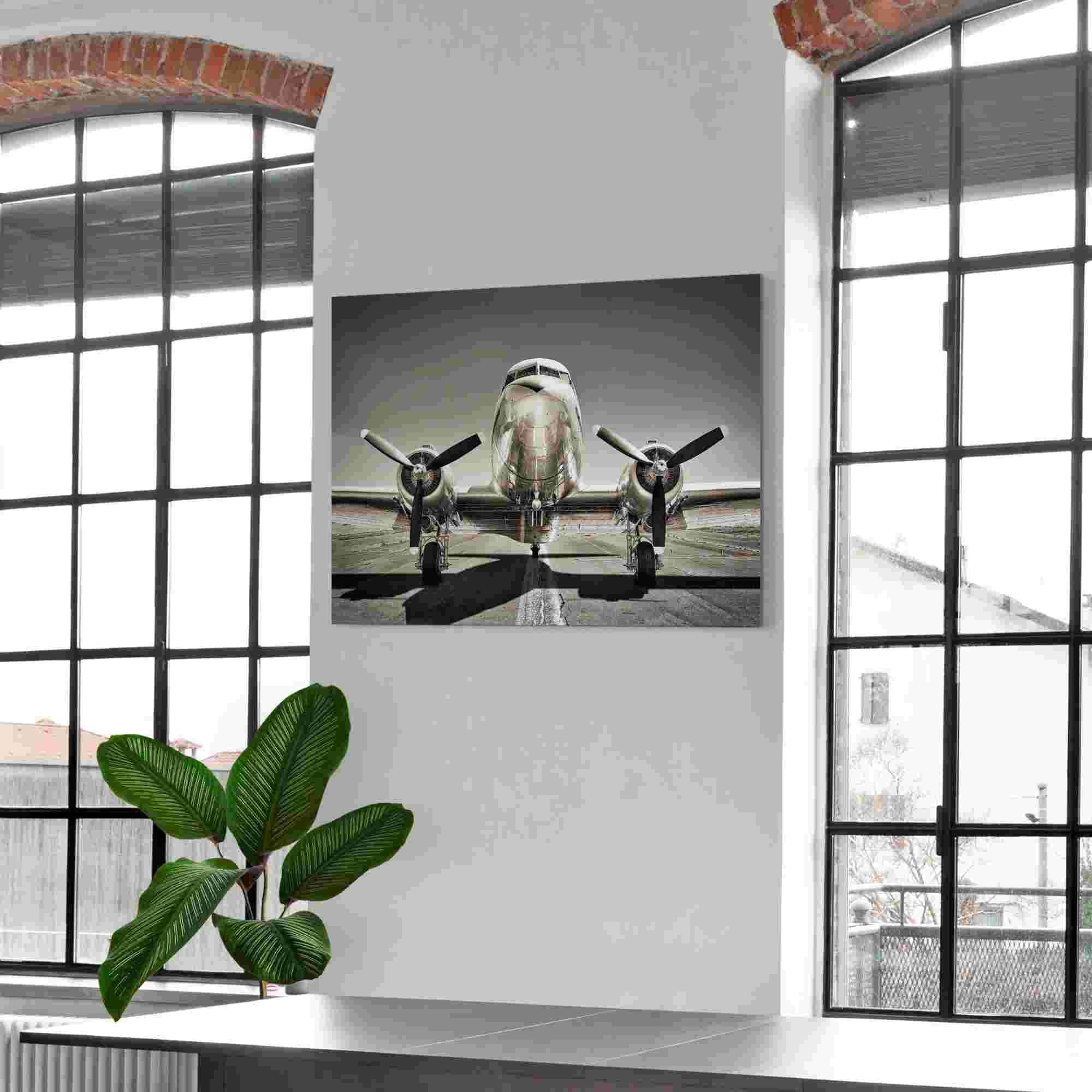 Reinders! Alu-Dibond-Druck »Vintage Propeller Flugzeug« bequem bestellen
