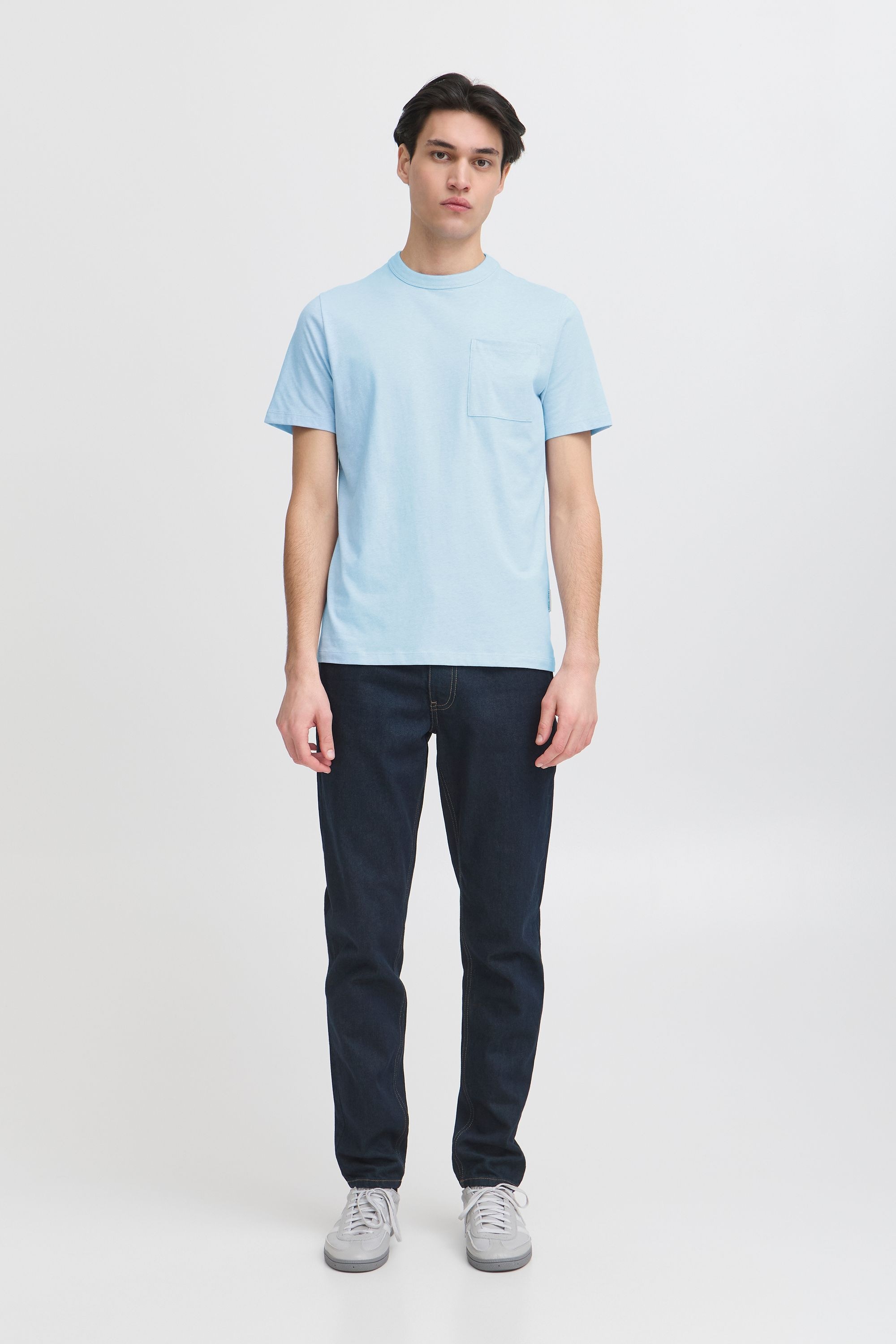 Casual Friday T-Shirt »T-Shirt CFJASPER mélange tee with chest pocket«
