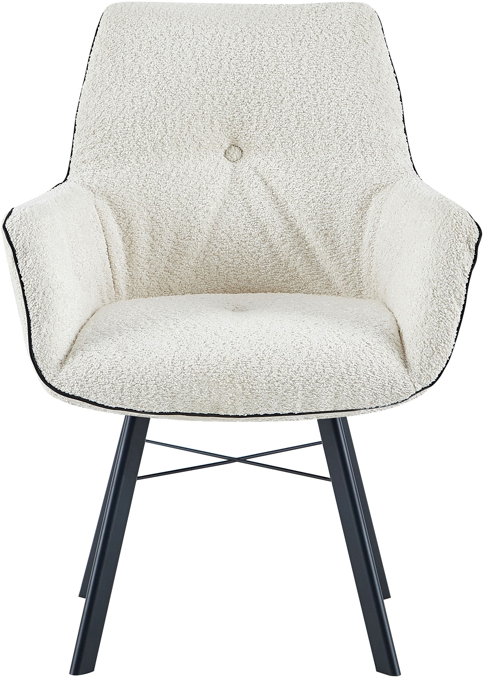 Kayoom Armlehnstuhl »Stuhl Allie 125, mit Armlehne, 180° drehbar, mit Rückholautomatik« () 1 Stk.180°-drehbar mit Auto-Rückholfunktion,einfaches Aufstehen mit Armlehne