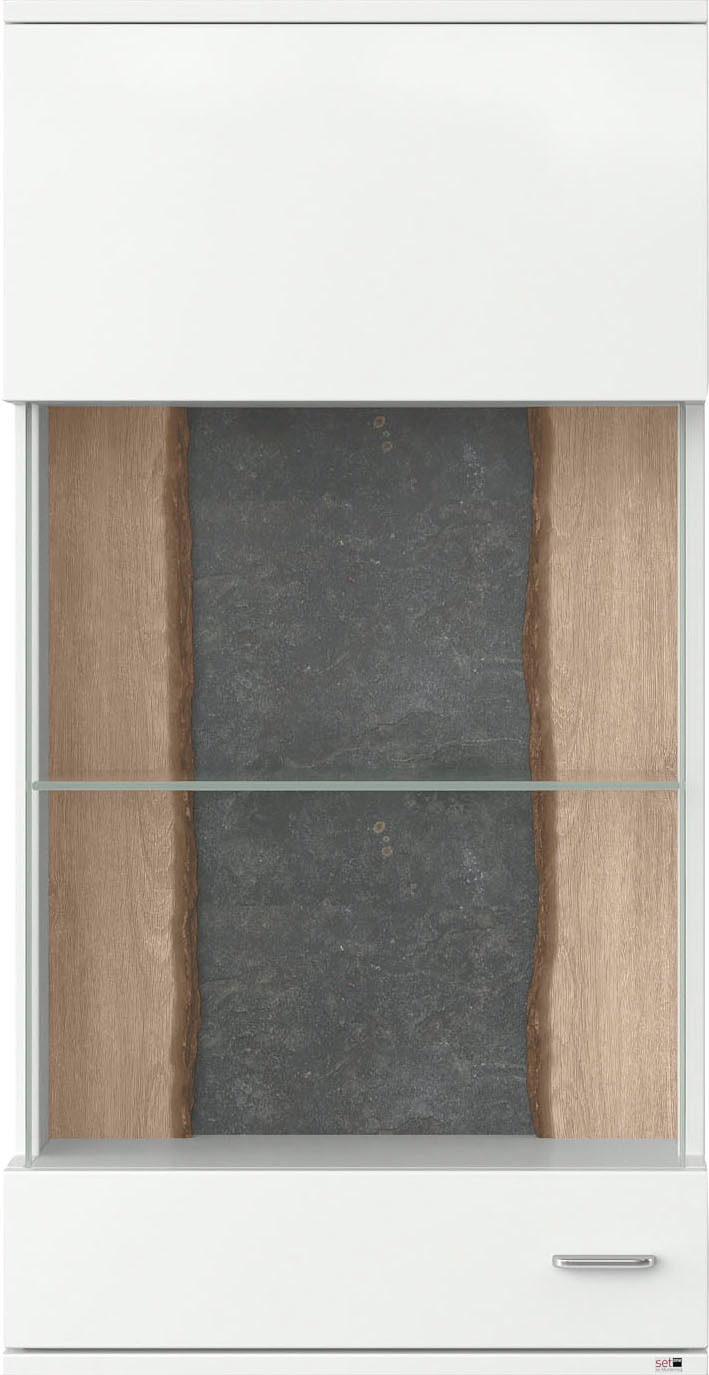 set one by Musterring Vitrine »TACOMA«, Typ 21/22, Höhe 126,4 cm, mit getönter Glastür