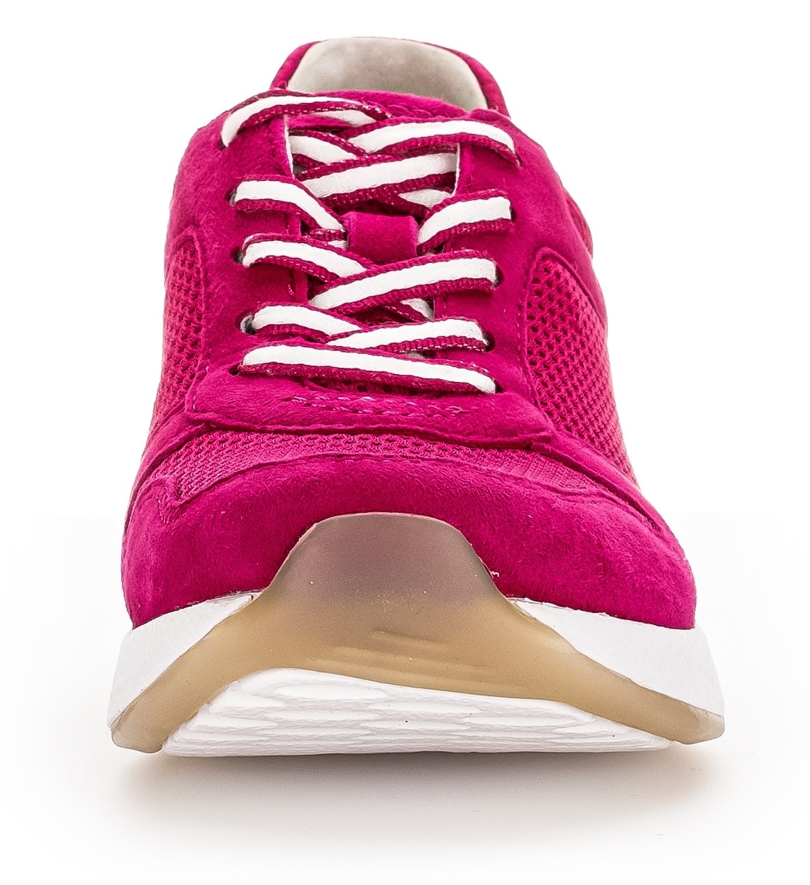 Gabor Rollingsoft Keilsneaker, Freizeitschuh, Halbschuh, Schnürschuh mit OPTIFIT-Wechselfußbett