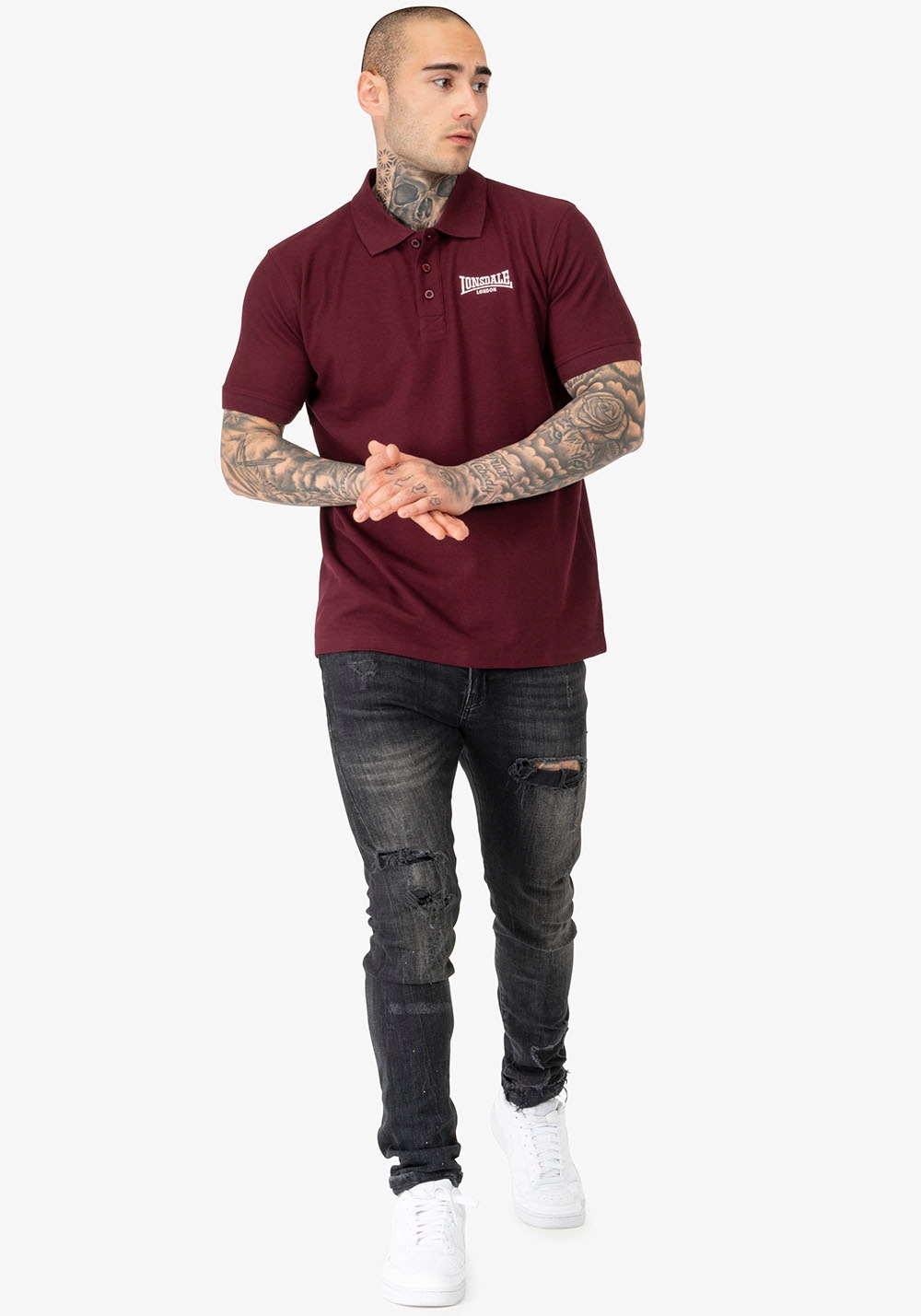 Lonsdale Poloshirt »POLOSHIRT NORMALE PASSFORM DOPPELPACK LINGHOLME«, (Packung, 2 tlg.)