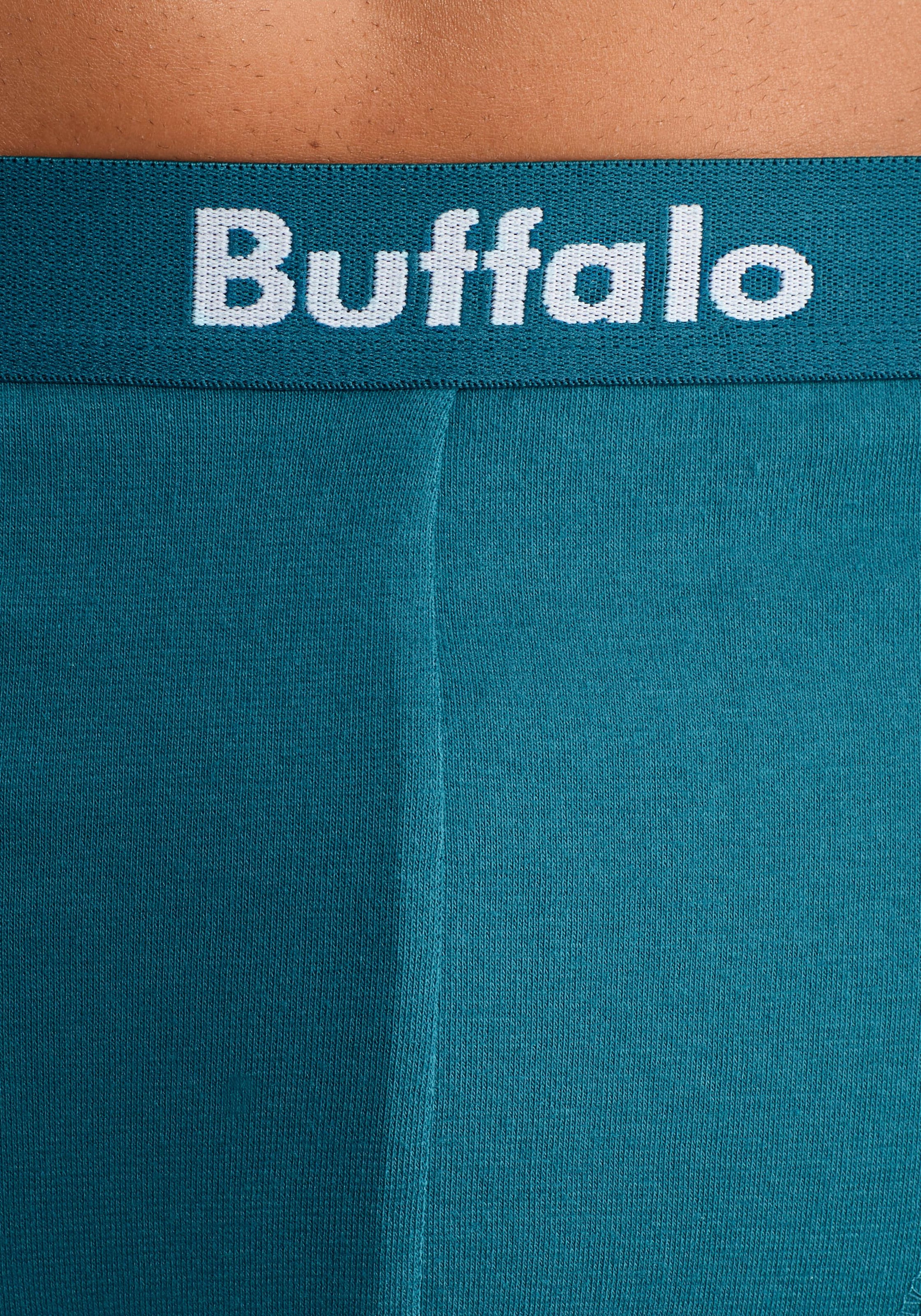 Buffalo Boxer »Boxershorts für Herren«, (Packung, 3 St.), mit Overlock-Nähten vorn