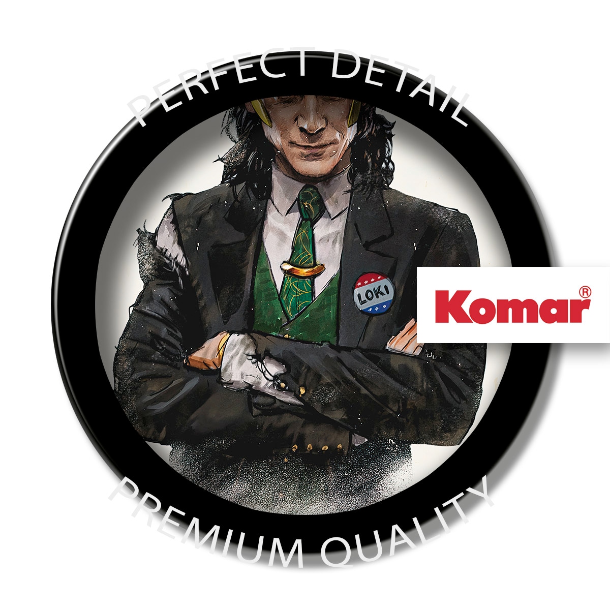 Komar Wandbild »Loki for President«, Disney, (Set, 1 St.), 30 x 40 cm (Breite x Höhe) - Kinderzimmer, Dekoration