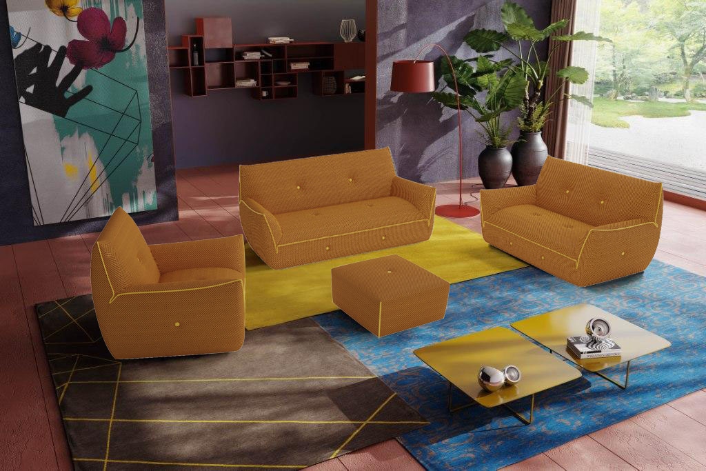 Egoitaliano Sessel »Yuki, extravagantes Design und höchster Sitzkomfort, tolle Details«, mit bioelasatische MIcrofaser BOUNCE bezogen