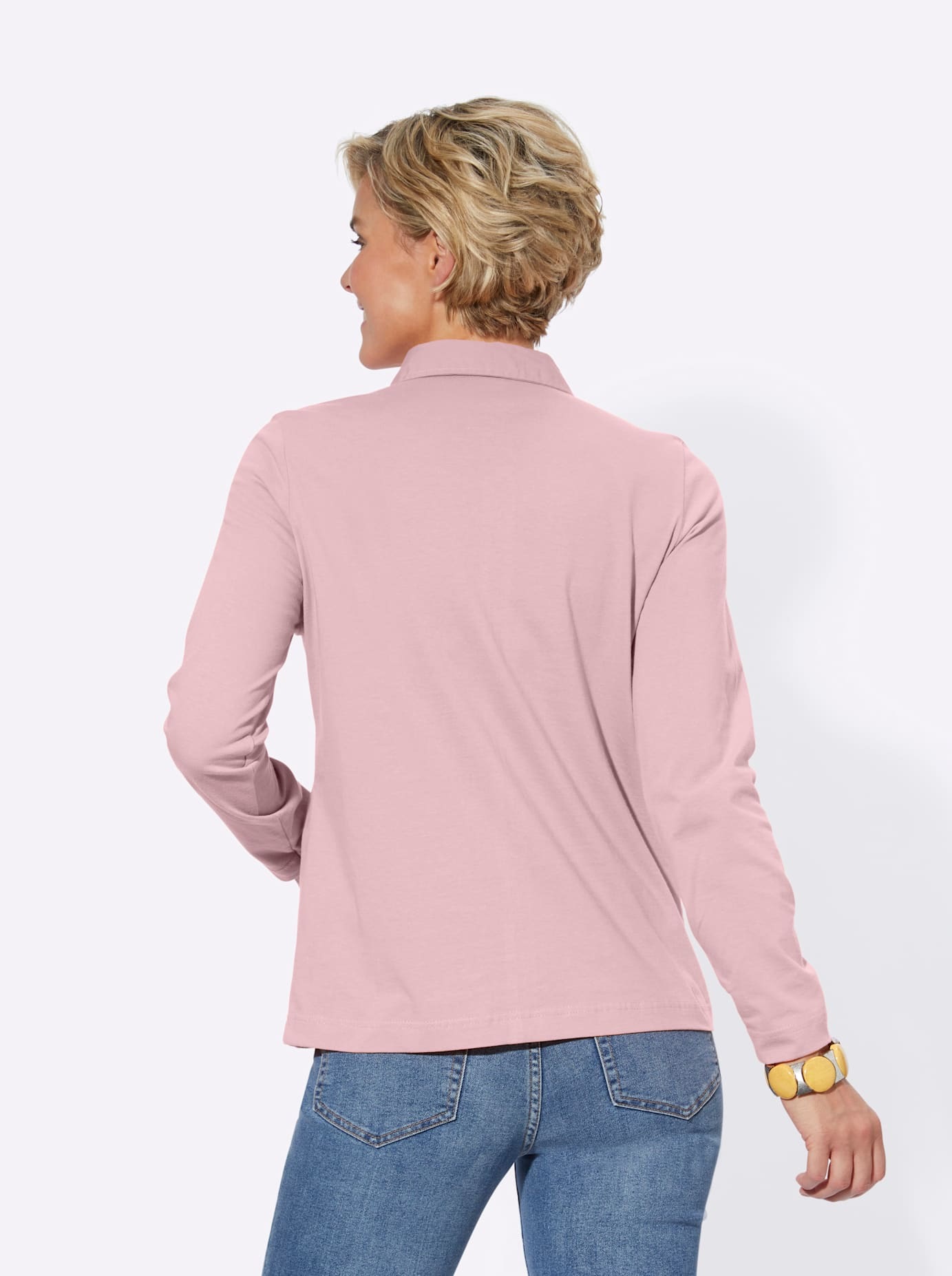 Casual Looks Langarm-Poloshirt »Poloshirt«, (1 tlg.)