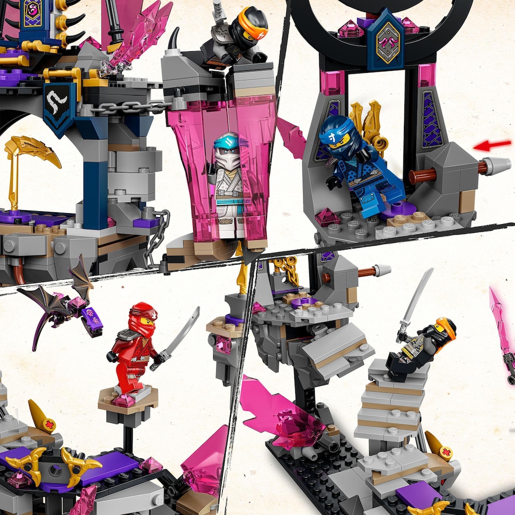 LEGO® Konstruktionsspielsteine »Der Tempel des Kristallkönigs (71771), LEGO® NINJAGO«, (703 St.)