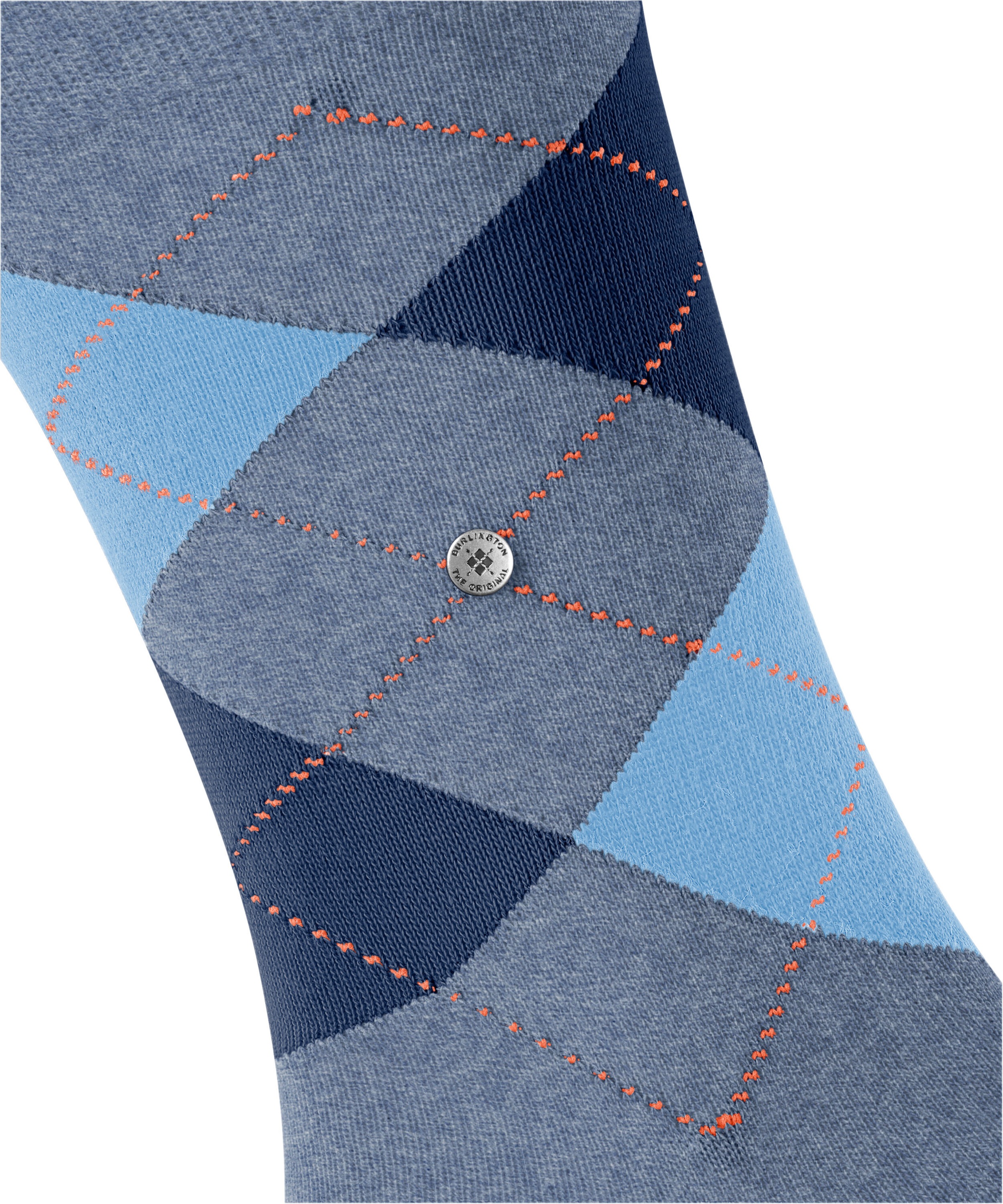 Burlington Socken »King« Einheitsgröße 40-46, Argyle-Muster, Burlington-Clip