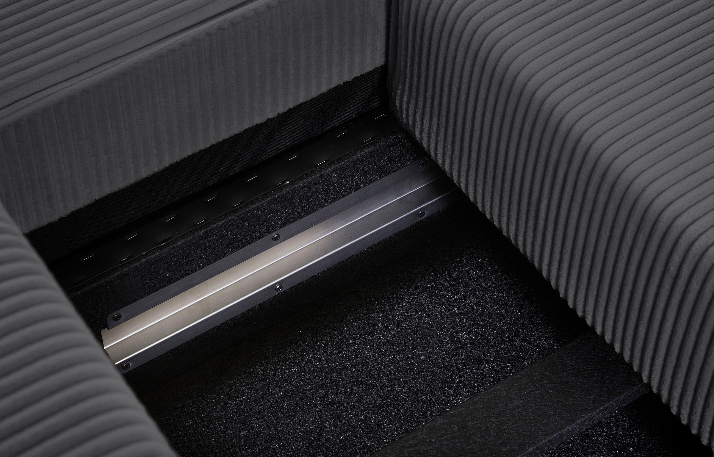 OTTO home Wohnlandschaft »CASSI L-Form, 311cm - OTTO. Verlässliche Qualität.« Schlaffunktion (133/200), Boxspring, Bettkasten, Cord, Unser Tiefpreis