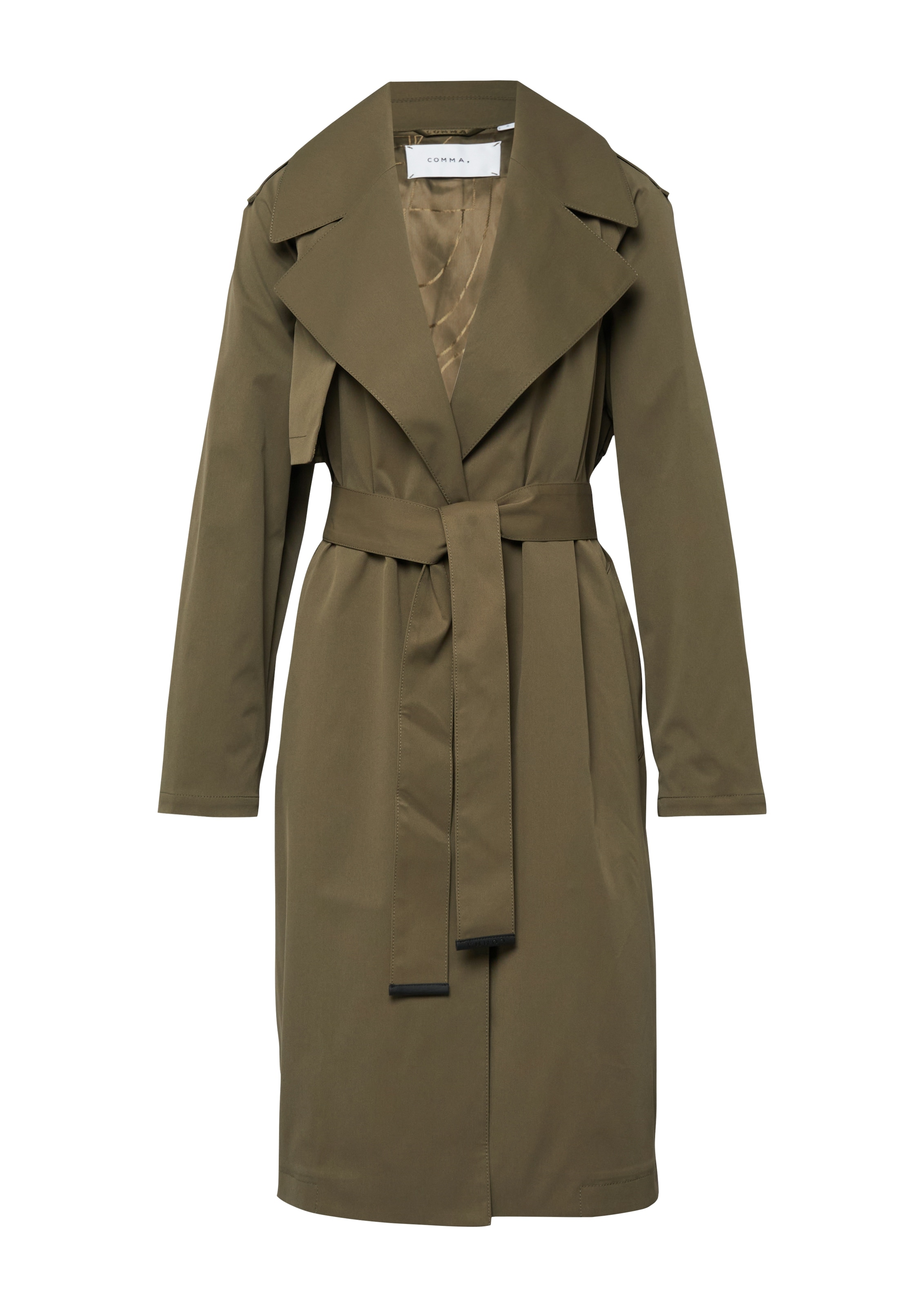 Comma Trenchcoat mit Bindegürtel