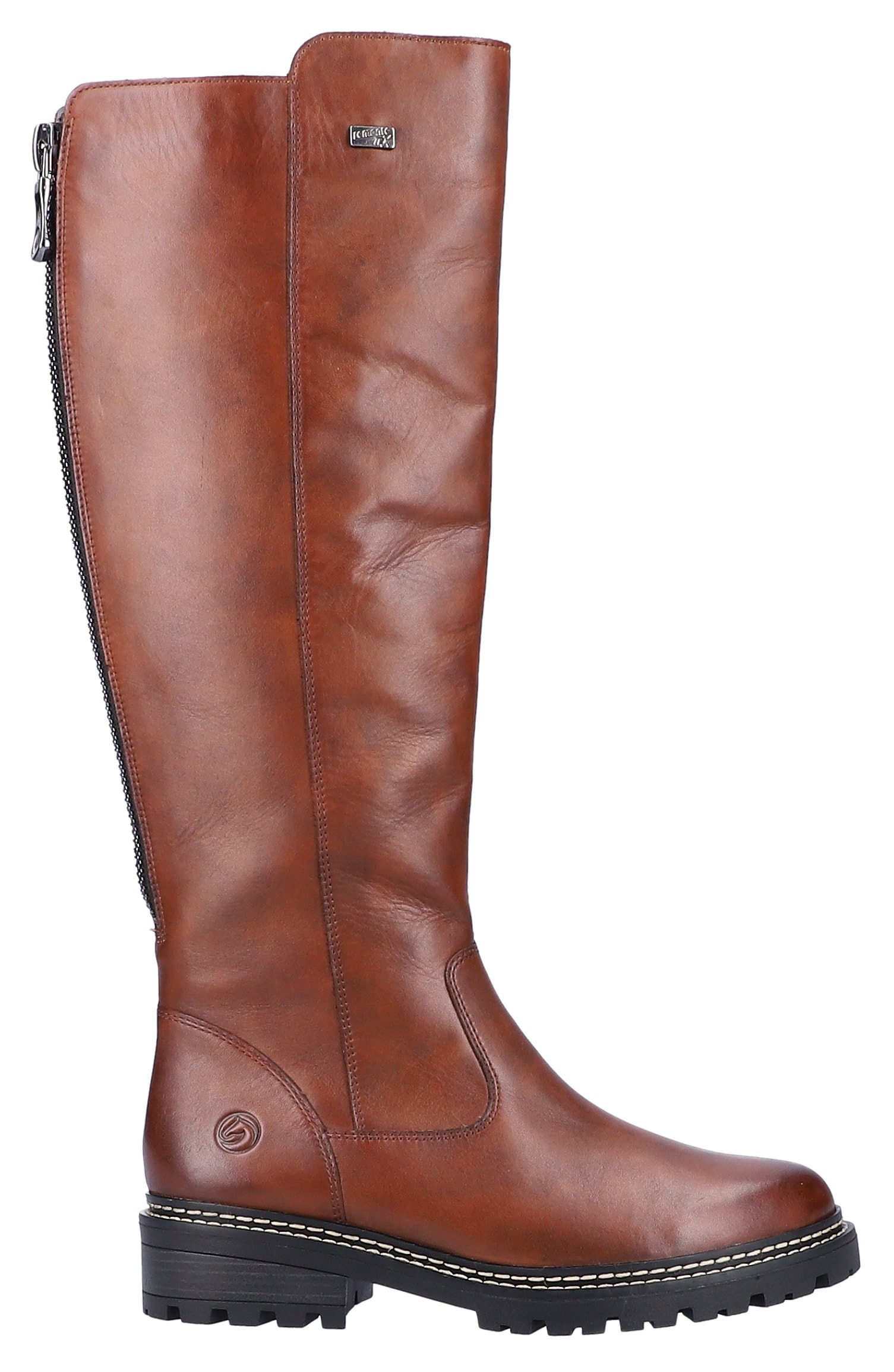 Remonte Stiefel, Blockabsatz, Businesschuh, Langschaftstiefel Innenreißverschluss