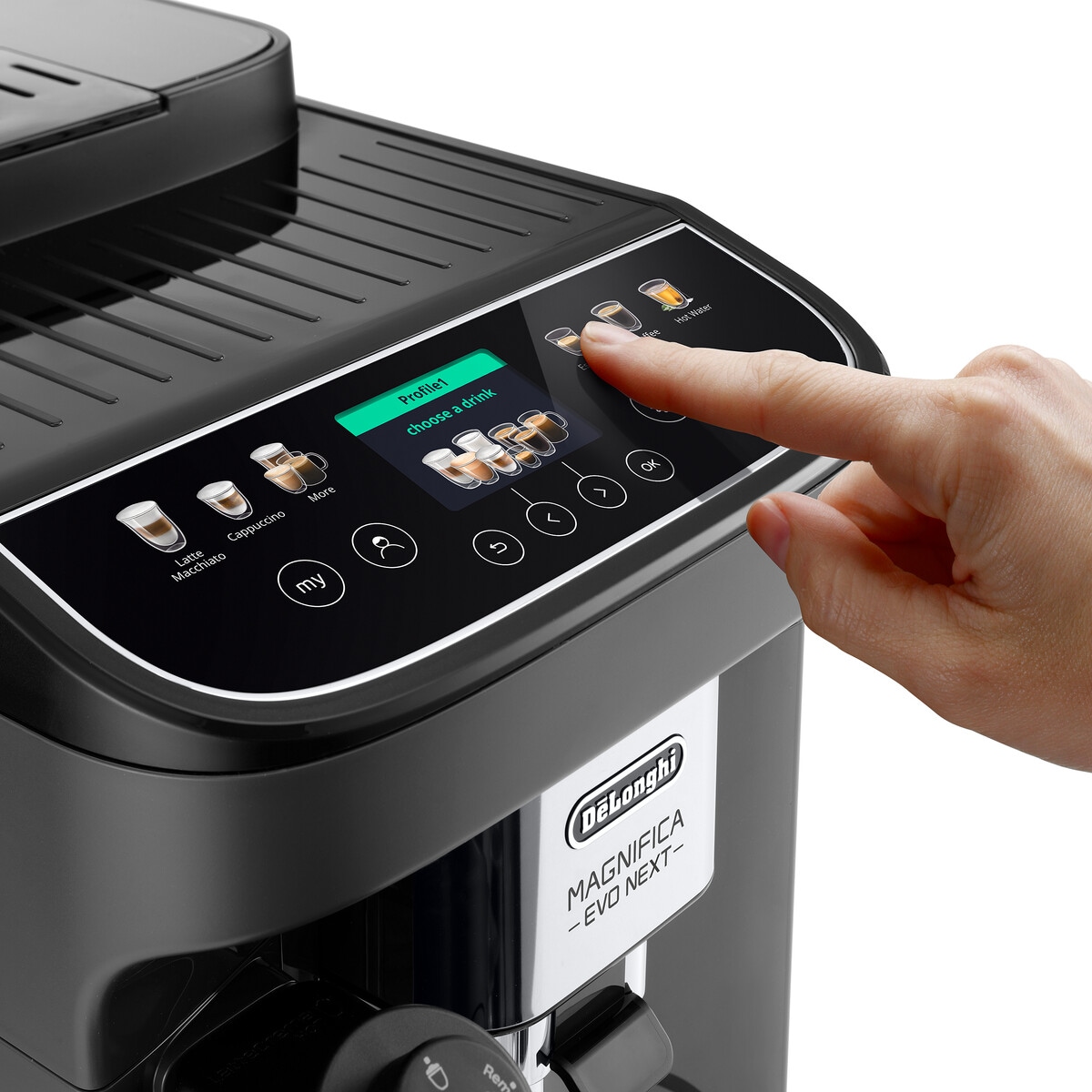 De'Longhi Kaffeevollautomat »Magnifica Evo Next ECAM310.60.GB, grau«