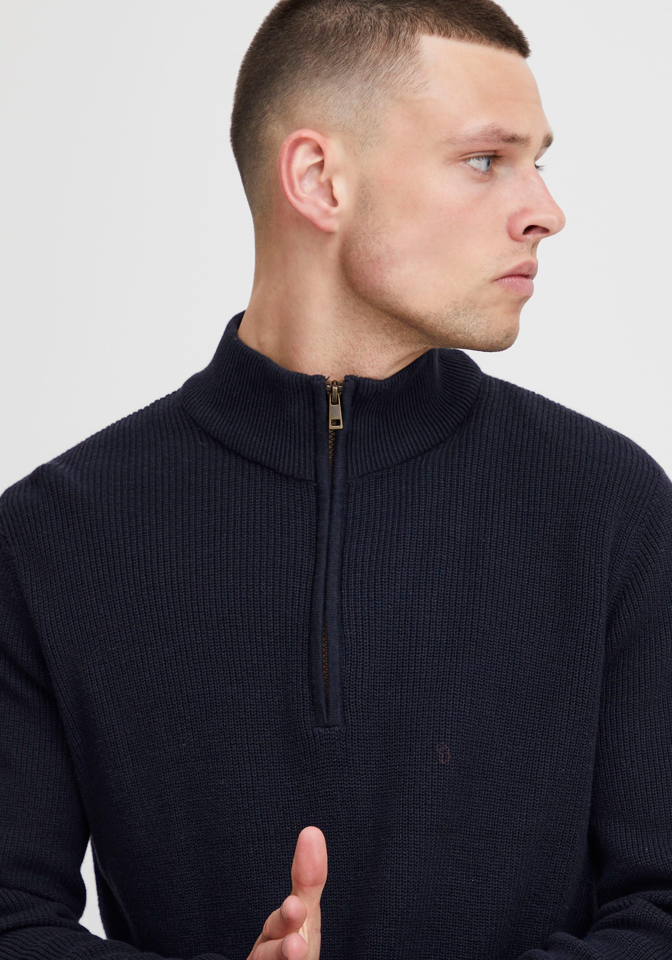 Blend Stehkragenpullover »BL Pullover BHCodford half-zipp«