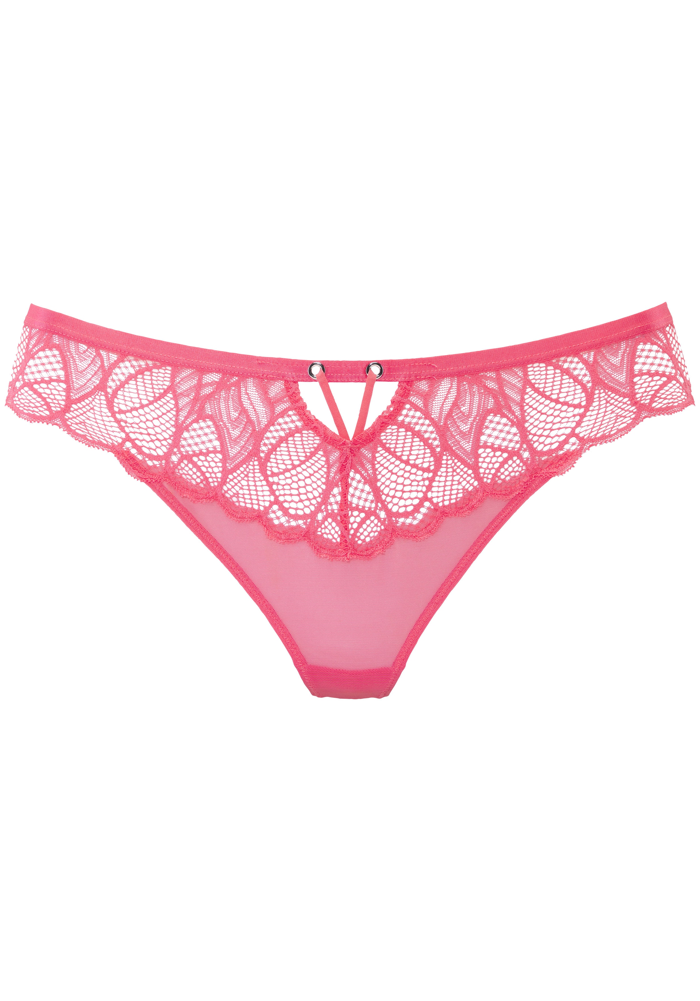 LASCANA String »Alicia«, mit schönem Bund aus feiner Spitze