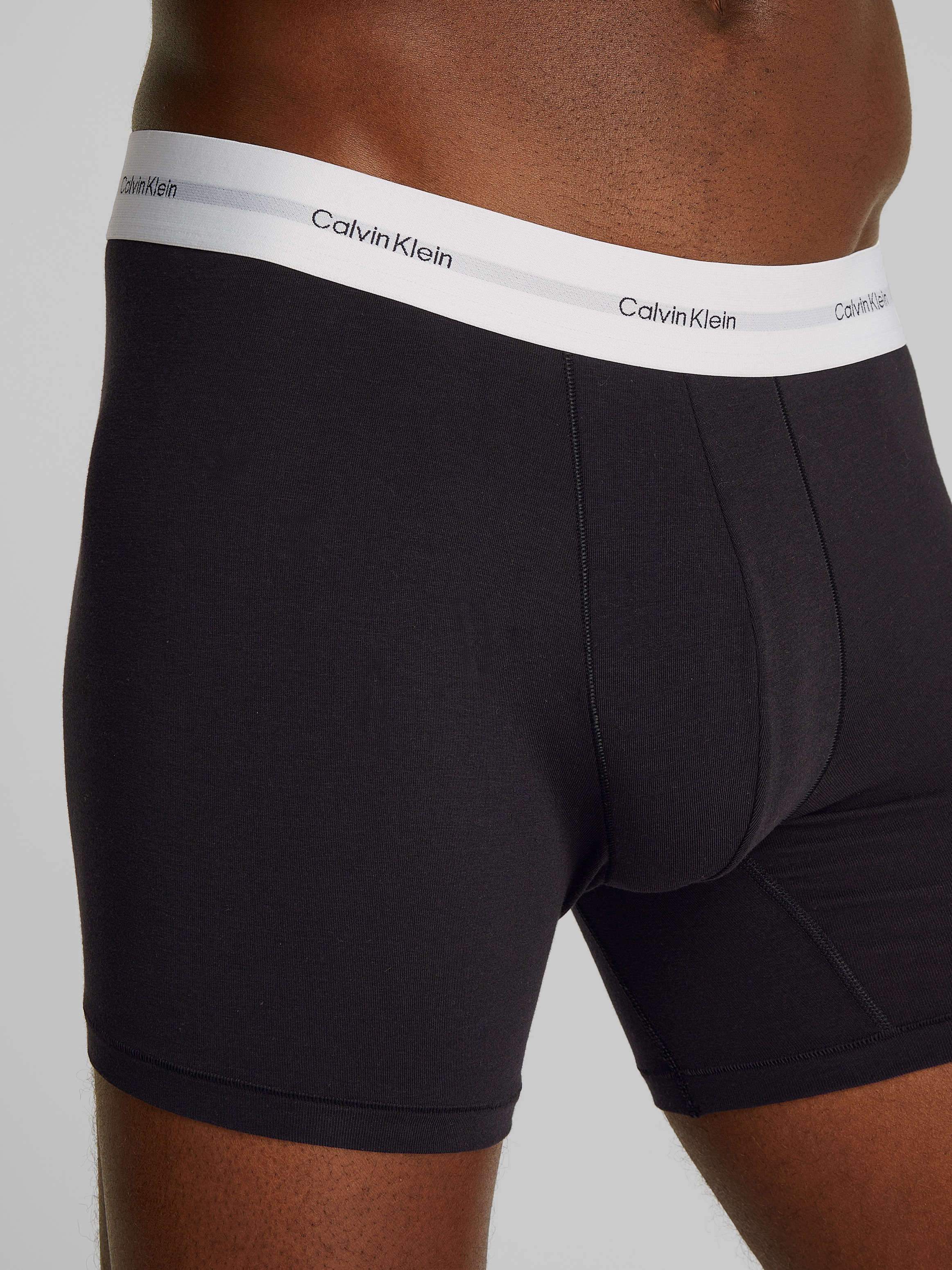 Calvin Klein Underwear Boxershorts »BOXER BRIEF 3PK«, (Packung, 3 St., 3er-Pack), mit Logobund