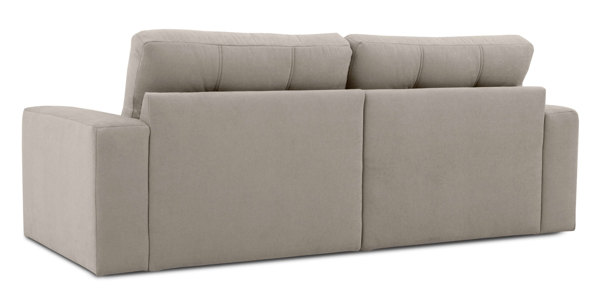 Home affaire 3-Sitzer »Tournon, Lounge-sofa, Breite 220 cm«, Chenille, mit Knopf- und Doppelsteppung, elegantes Aussehen