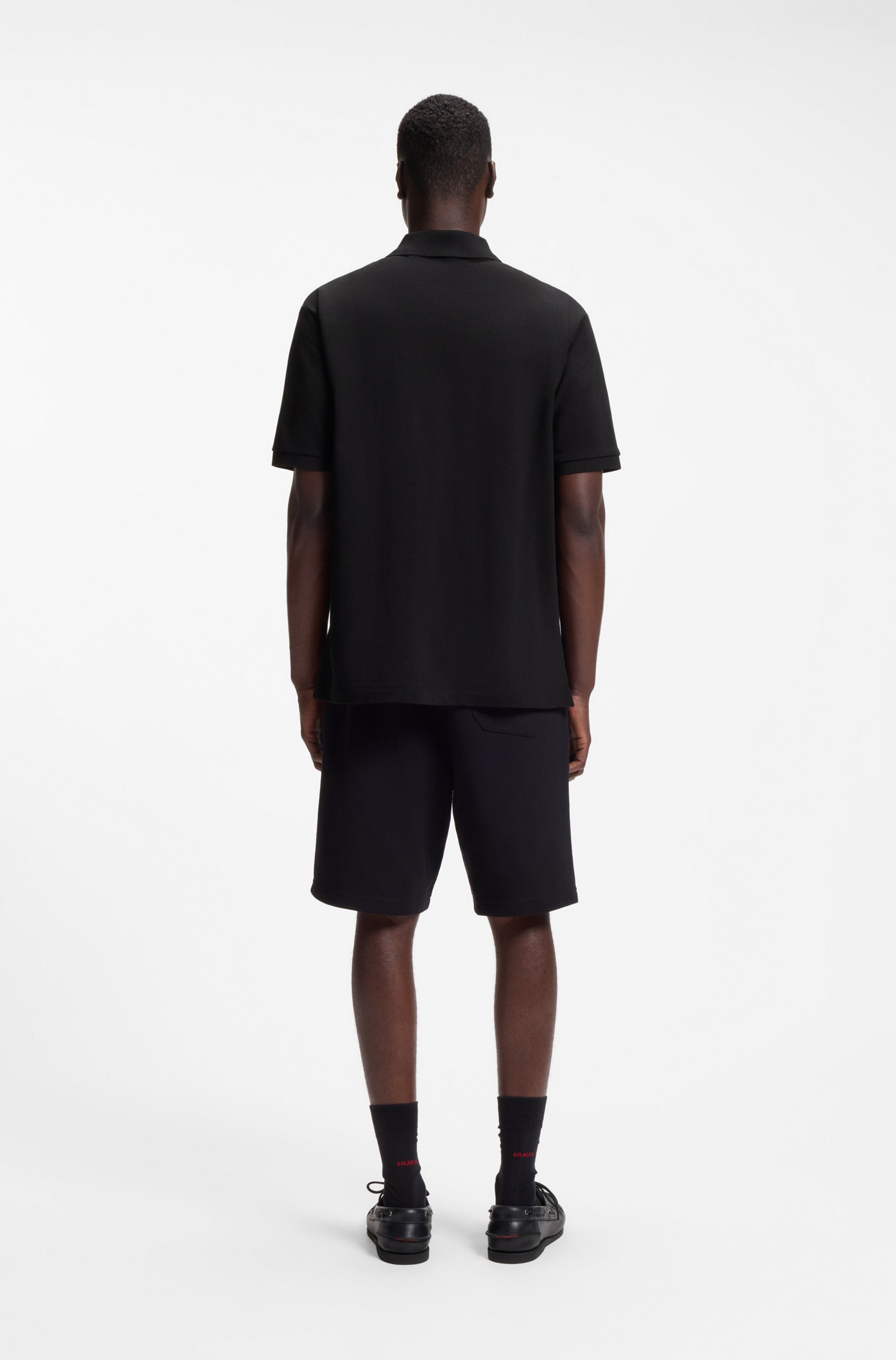 HUGO Poloshirt »Nolitos« Polokragen, Loose Fit, reine Baumwolle
