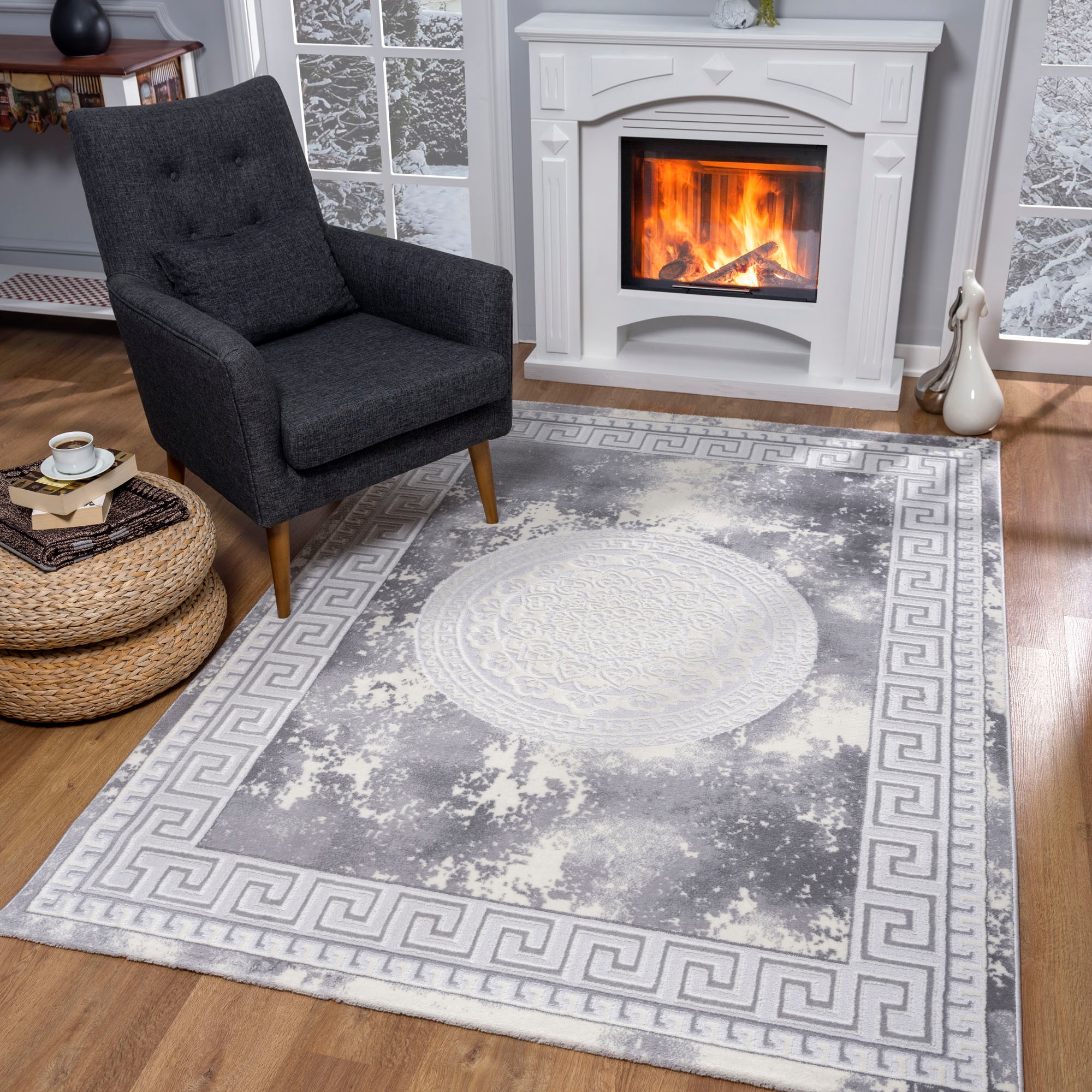 Sanat Teppich »Harmony 3213«, rechteckig, Orient Design, Vintage Optik, moderner Kurzflor kaufen