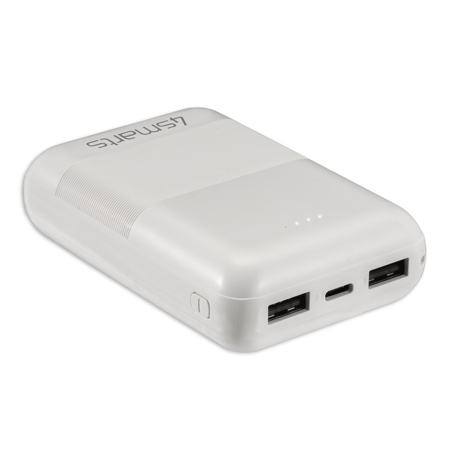 4smarts Powerbank »VoltHub Go2 10000 mAh«, 4smarts Powerbank VoltHub Go2 10000mAh weiß, 10000 mAh, 5 V