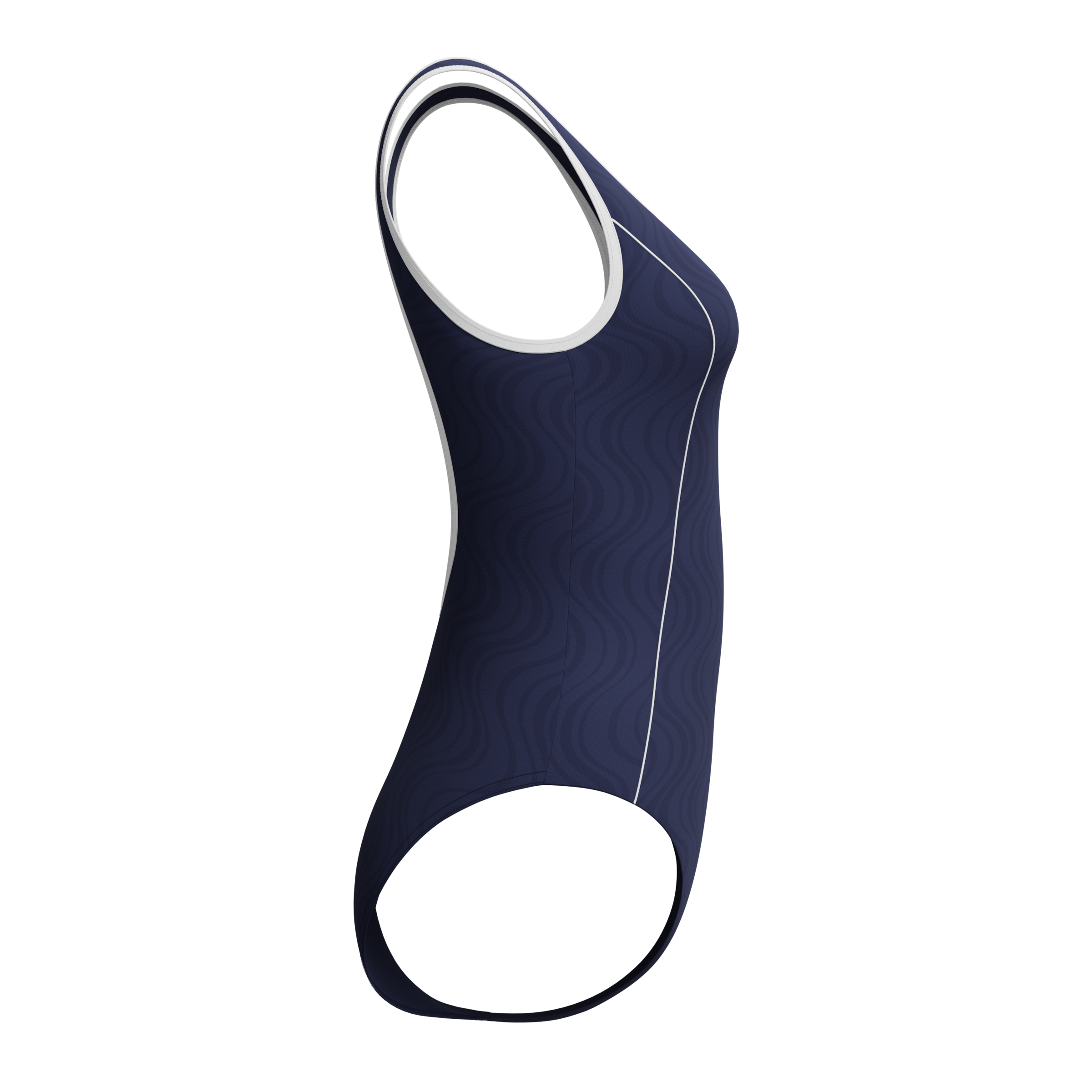 Speedo Badeanzug »TEXTURE BOUND SCOOP 1PC NVY/WHT«