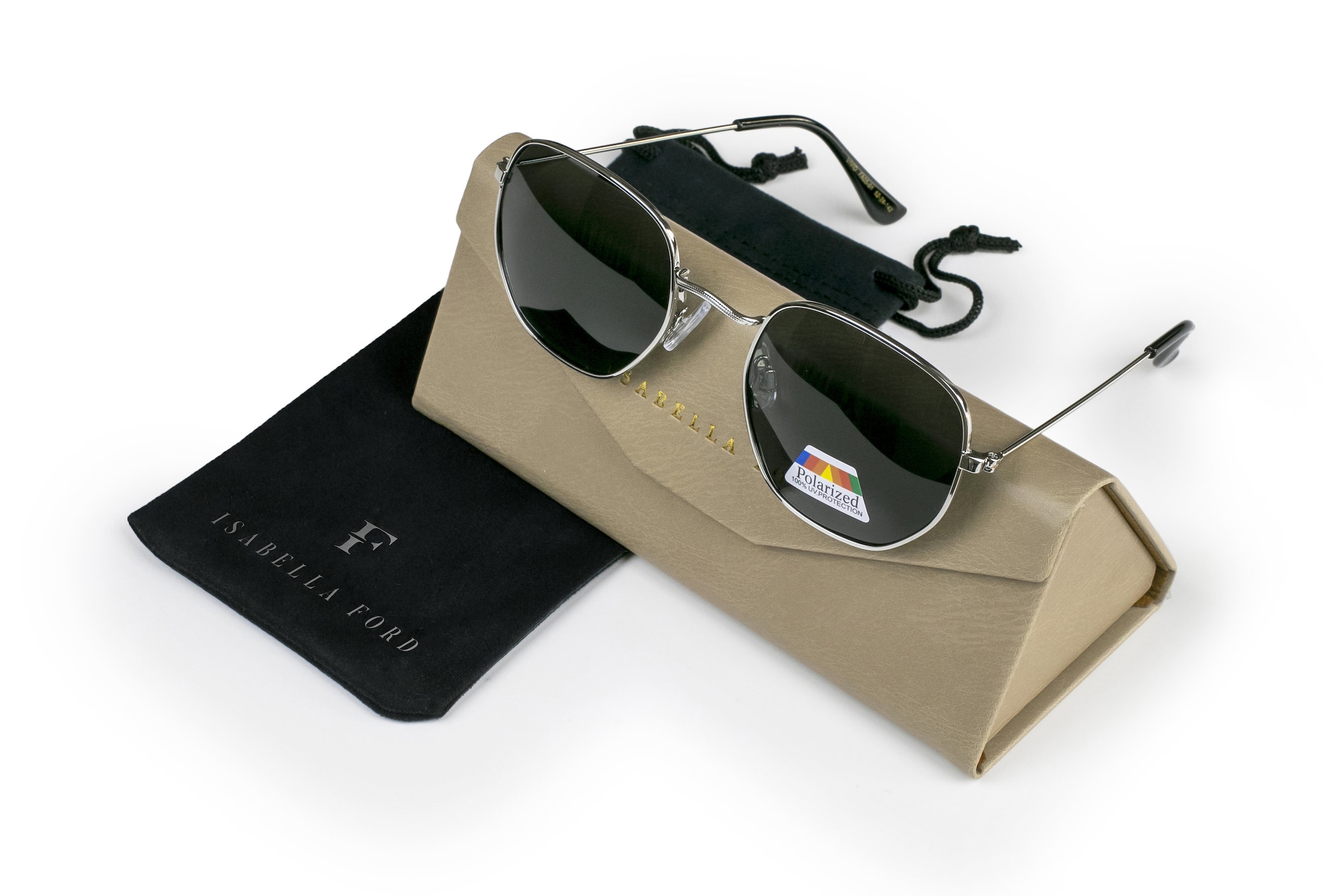 ISABELLA FORD Sonnenbrille »FA05-01« Glas 0,74 mm, polarisierte Gläser, UV400, CAT3.0